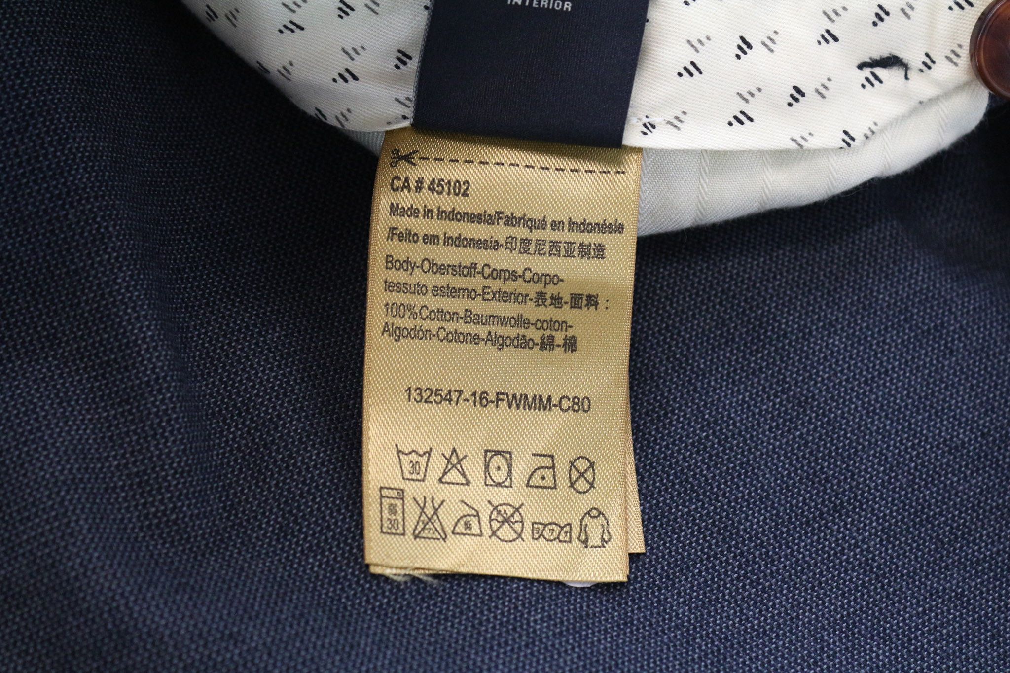 Scotch & Soda STUART W33/L32 Grey Cotton Pleated Trousers 74925 Size US 33 - 7 Thumbnail