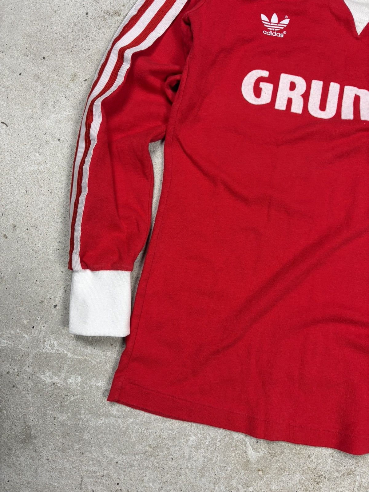 Adidas Vintage 1977-1979 Adidas x Nurnberg Home Long Sleeve Jersey Size US S / EU 44-46 / 1 - 4 Thumbnail
