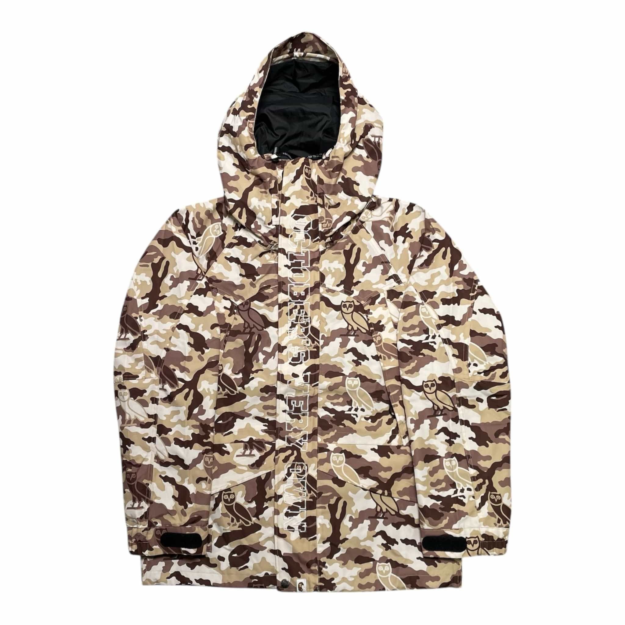 Bape Bape x OVO Woodland Camo Snowboard Jacket Beige Size US L / EU 52-54 / 3 - 1 Thumbnail