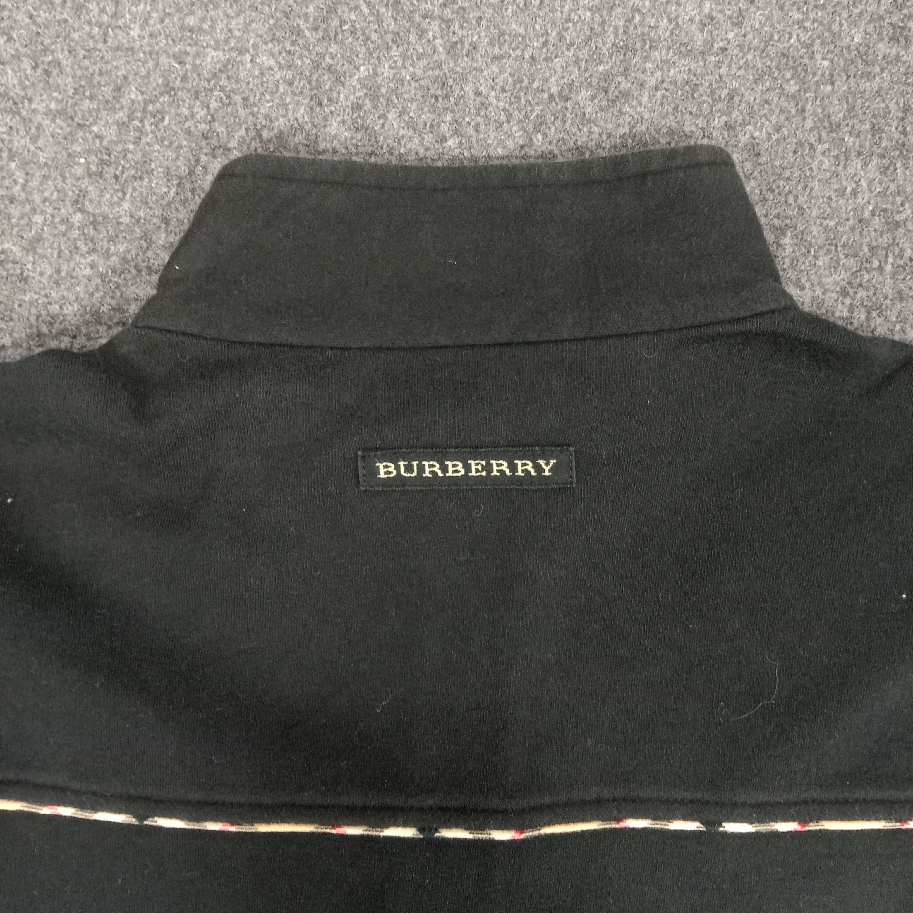 Burberry × Vintage Burberry Golf Sport Style Zipper Long Sleeve Tshirt Size S / US 4 / IT 40 - 5 Thumbnail