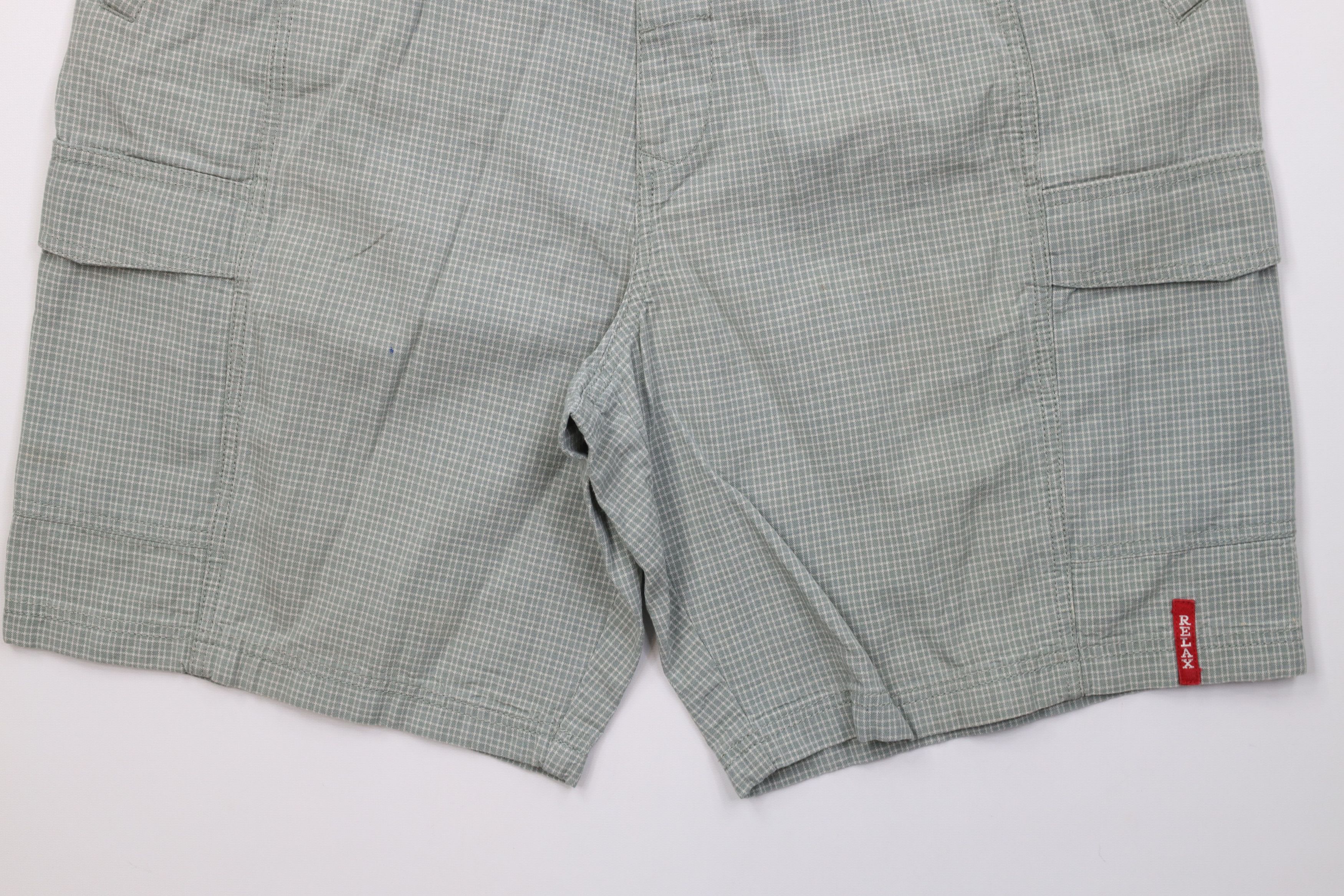 Tommy Bahama Vintage Tommy Bahama Relax Fit Cargo Shorts Green Plaid Size US 38 / EU 54 - 4 Thumbnail