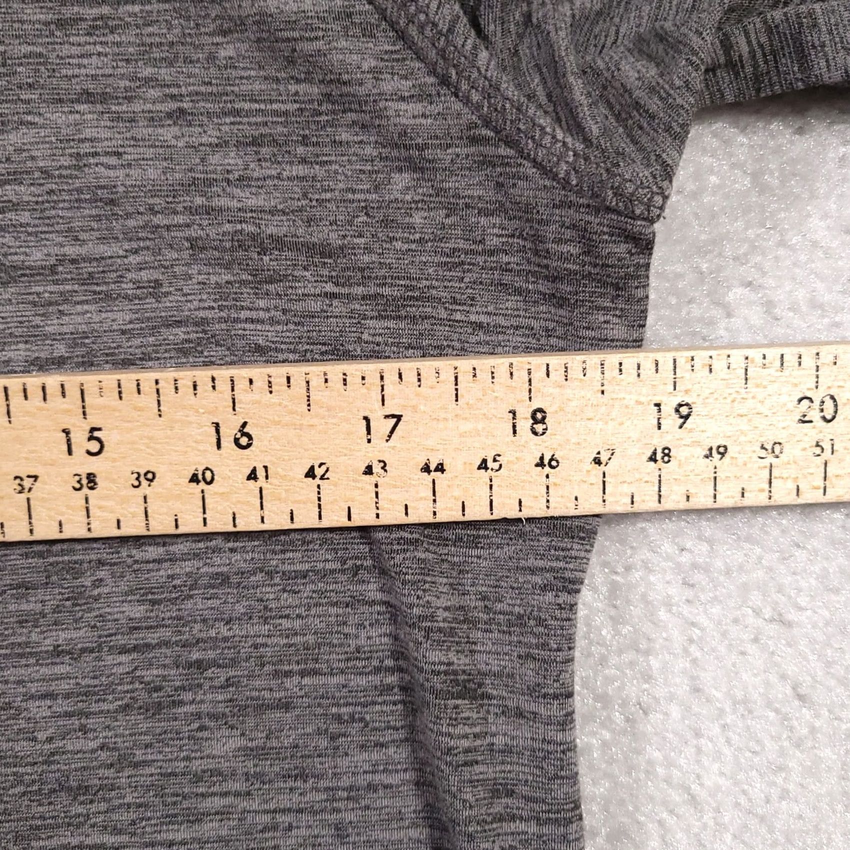 SKECHERS Skechers Sport Shirt Women’s Large Gray Long Sleeve 1/4 Zip Running Shirt Size L / US 10 / IT 46 - 5 Thumbnail