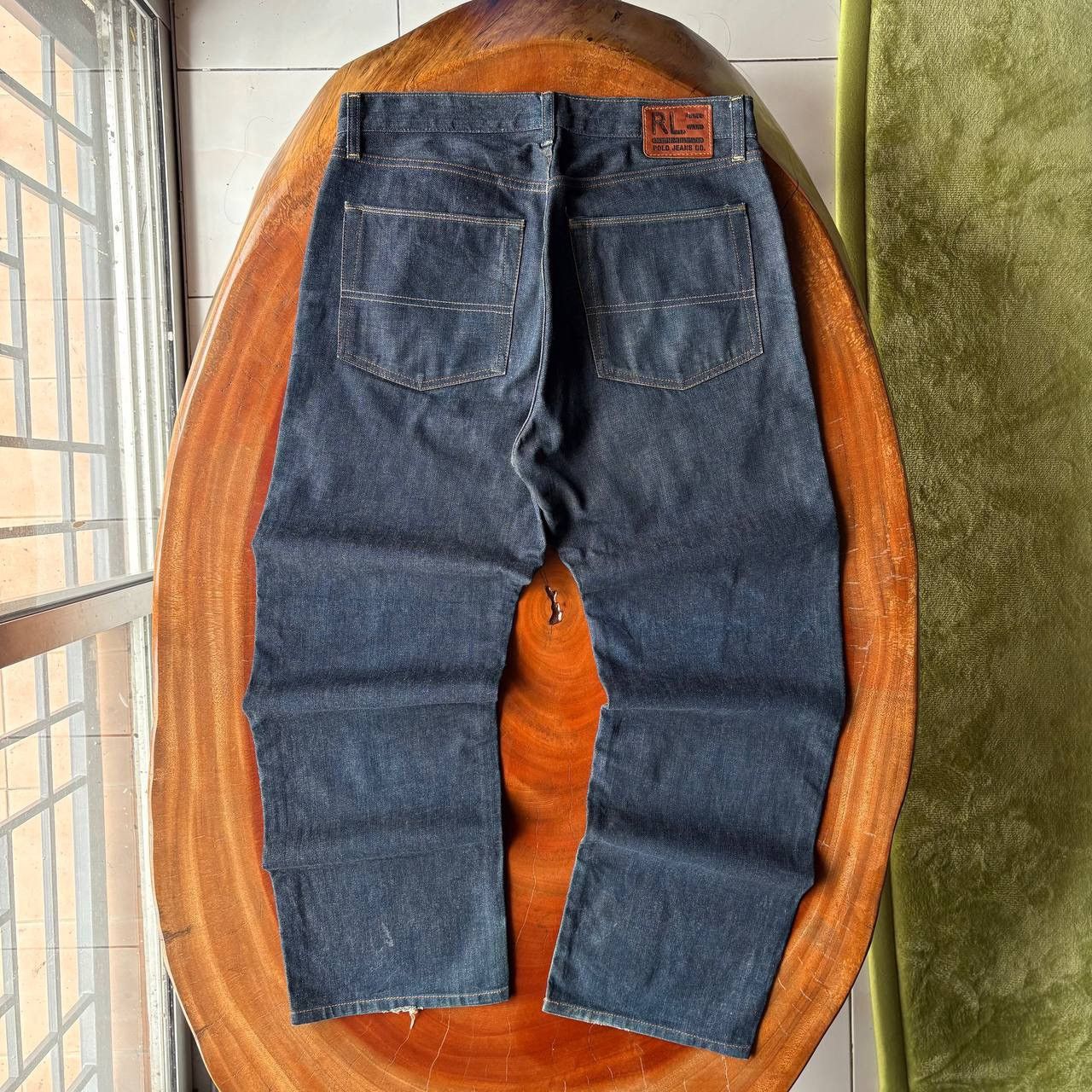 Polo Ralph Lauren Polo Ralph Lauren Company Hayden Cuff Indigo Jeans Pants Size US 33 - 2 Thumbnail