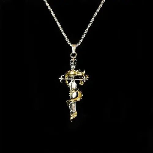 Jewelry Miyauchi x Endo Dragon Sword Necklace Punk Chain Size ONE SIZE - 4 Thumbnail