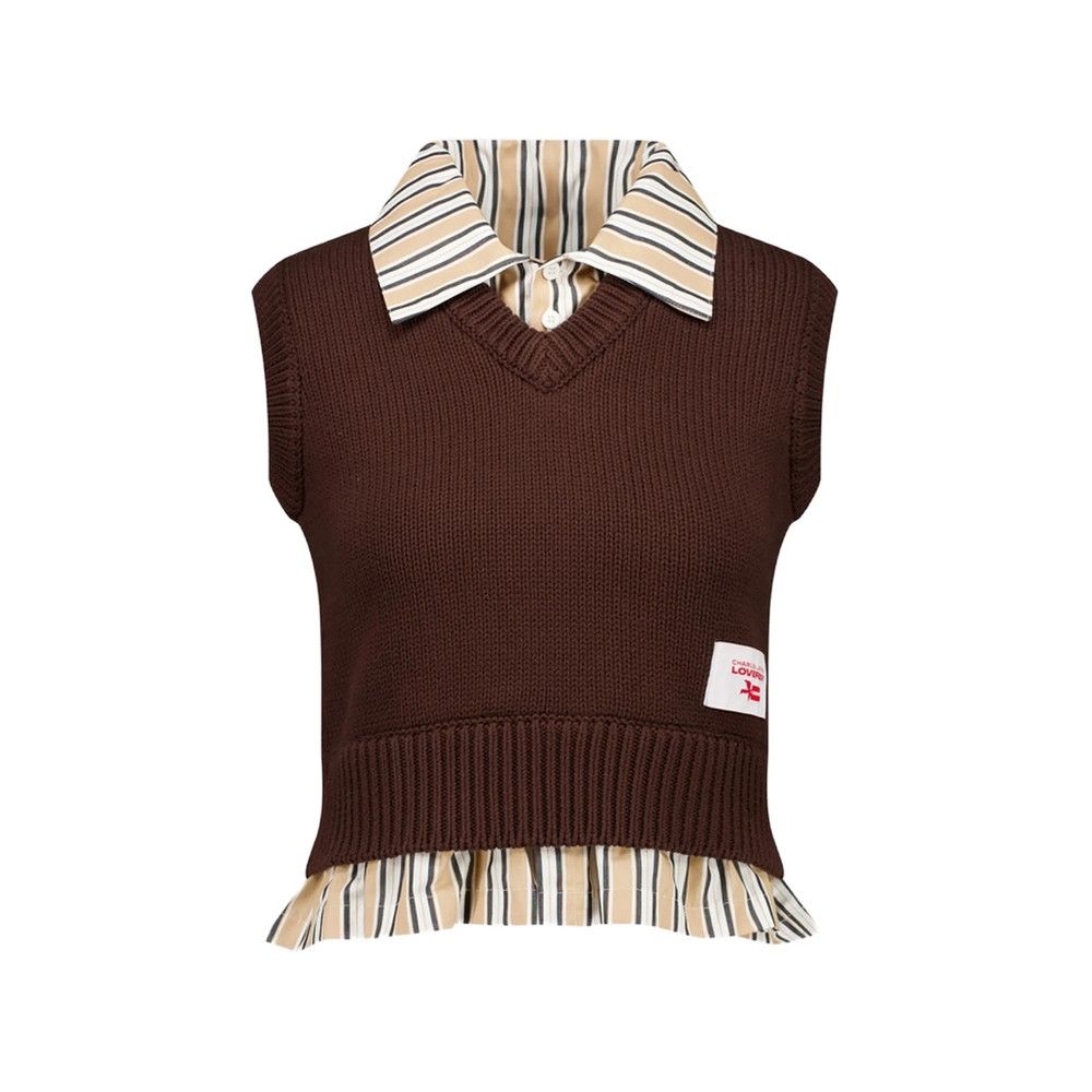 Charles Jeffrey LOVERBOY Charles Jeffrey Loverboy BROWN Tops - Shirts Size L / US 10 / IT 46 - 1 Thumbnail