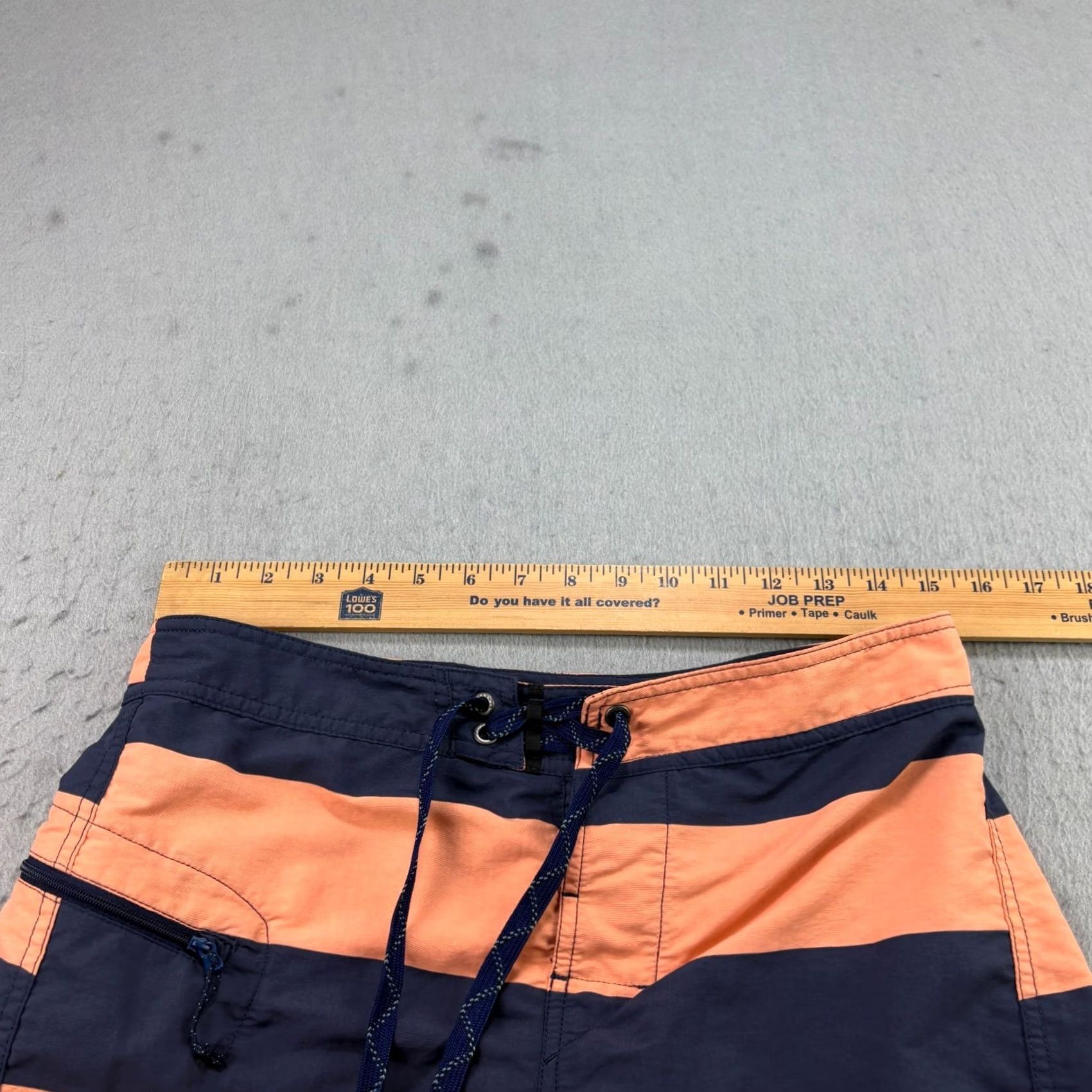 Patagonia Patagonia Board Shorts Mens 30 Orange Striped Wavefarer Bathing Suit Bottoms Size US 30 / EU 46 - 4 Thumbnail