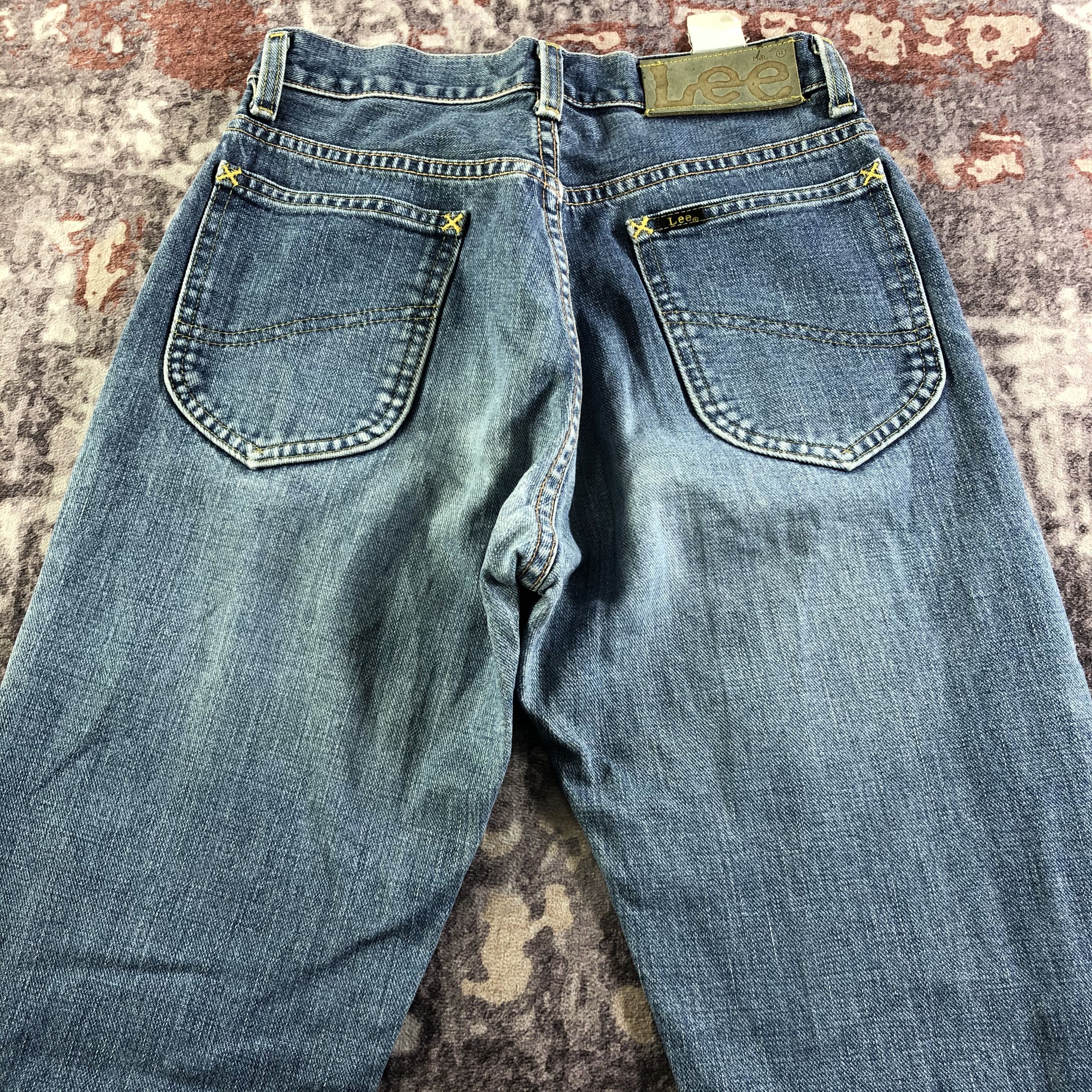 Edwin × Vintage Vintage 90s High Waist Miss Lee Selvedge Jeans-JM3605 Size 27" / US 4 / IT 40 - 4 Thumbnail