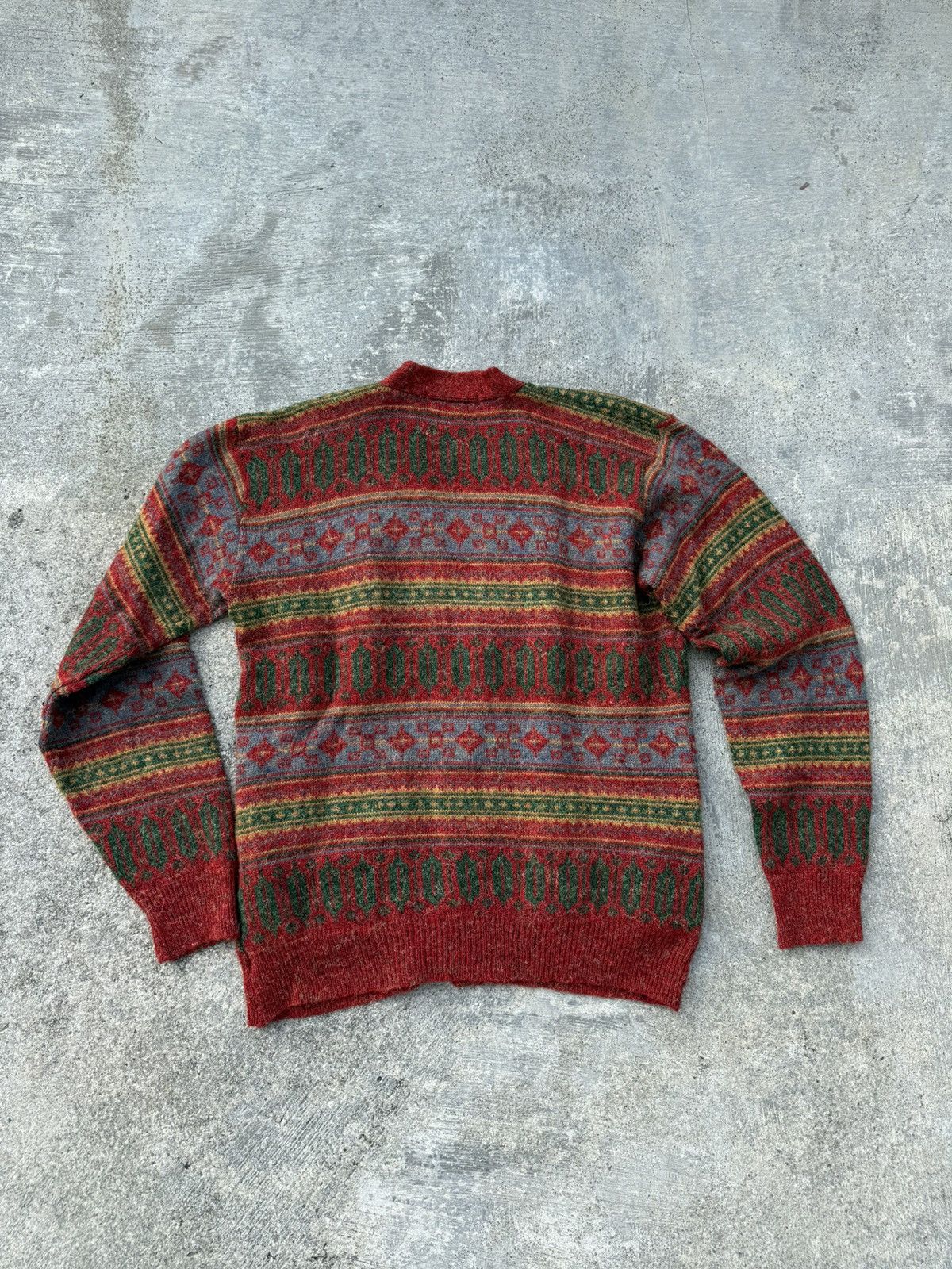 BIGI VINTAGE BIGI JAPAN WOOL PSYCHEDELIC RAVE GORP GRUNGE WACKO Size US S / EU 44-46 / 1 - 4 Thumbnail