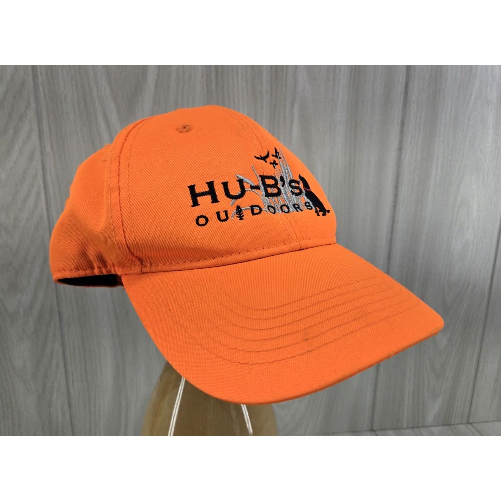 Vintage HU-B's Outdoors Hutners Orange Cap Hat Adjustable 5 Panel Men Orange Adjustable Outdoor Cap Cap Hat Mens Size ONE SIZE - 3 Thumbnail