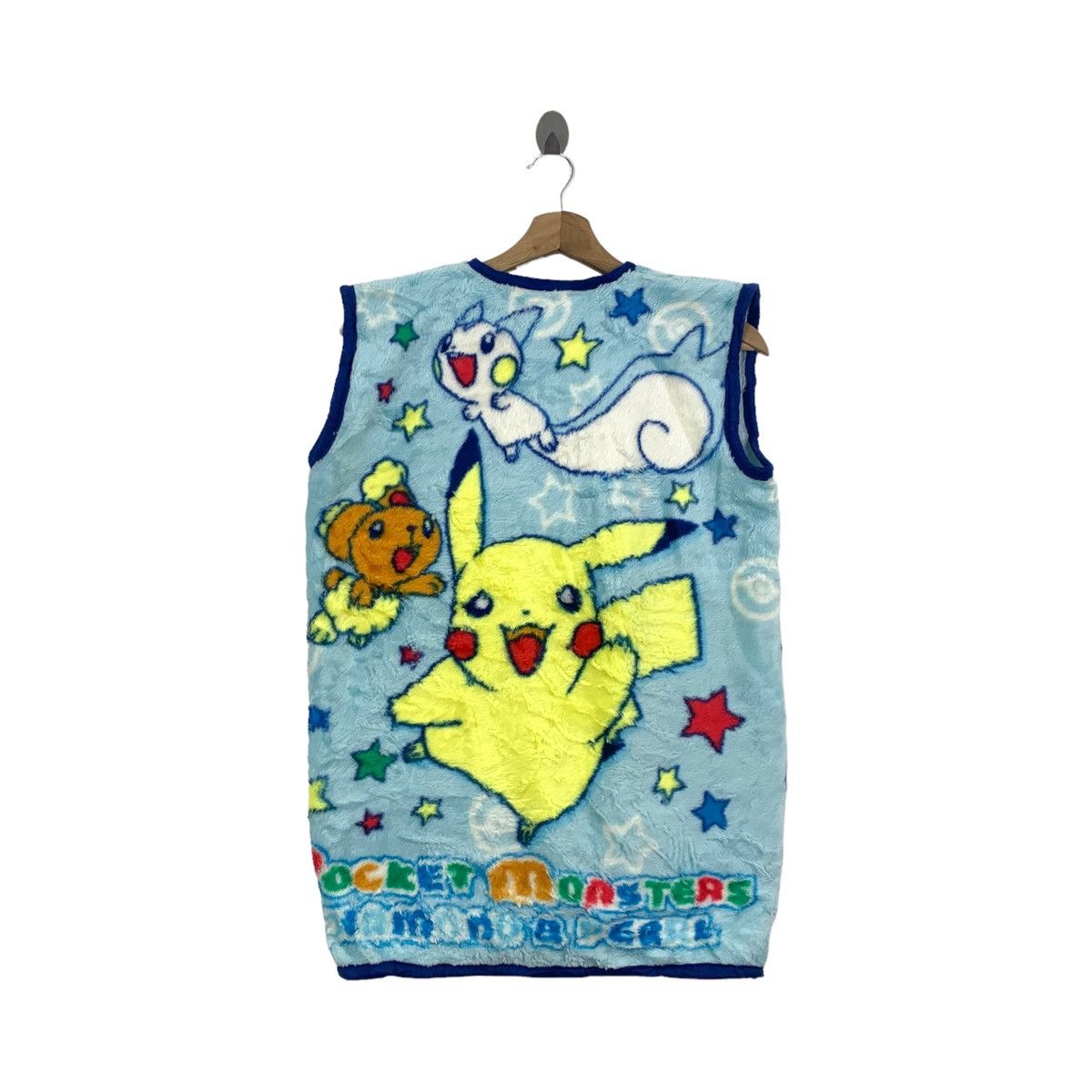 Pokemon × Vintage Vintage POKEMON Pocket Monster Japanese Cartoon Fleece Vest Size US S / EU 44-46 / 1 - 2 Thumbnail
