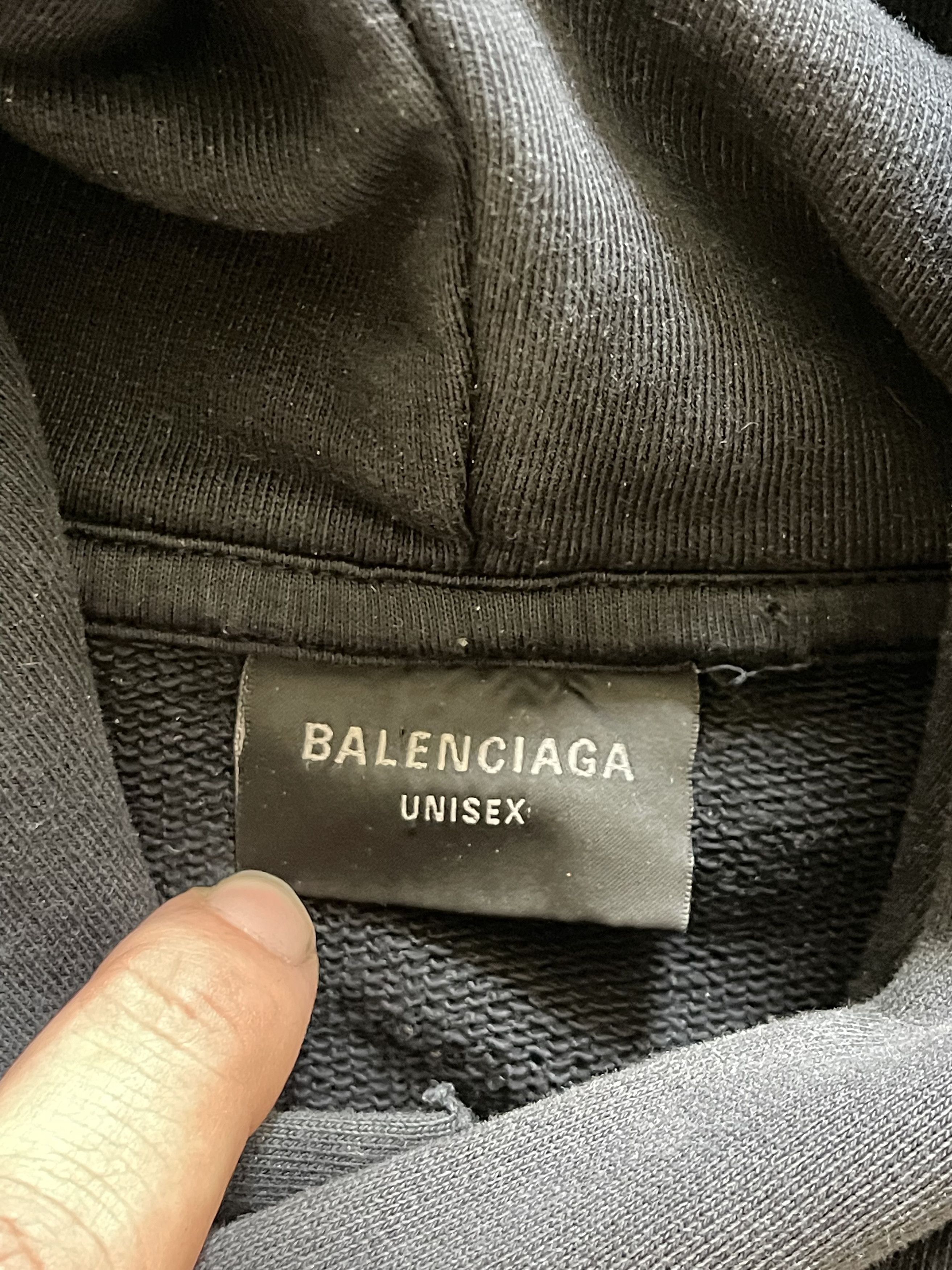 Balenciaga 3B LOGO HOODIE Size US XL / EU 56 / 4 - 2 Thumbnail
