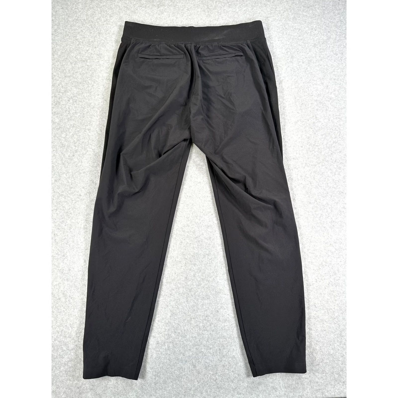 Athleta Athleta Women's Brooklyn Ankle Pants 6 Black Pull On Slim Tapered Pockets Gym Casual Activewear Size 28" / US 6 / IT 42 - 7 Thumbnail