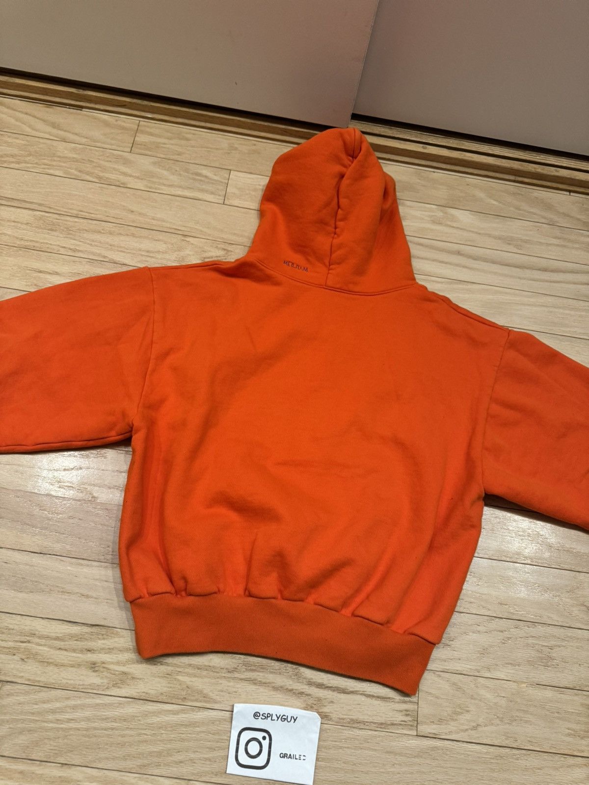 Cactus Plant Flea Market × Kanye West Ye Must Be Born Again CPFM Orange Hoodie sz Medium Size ONE SIZE - 6 Thumbnail