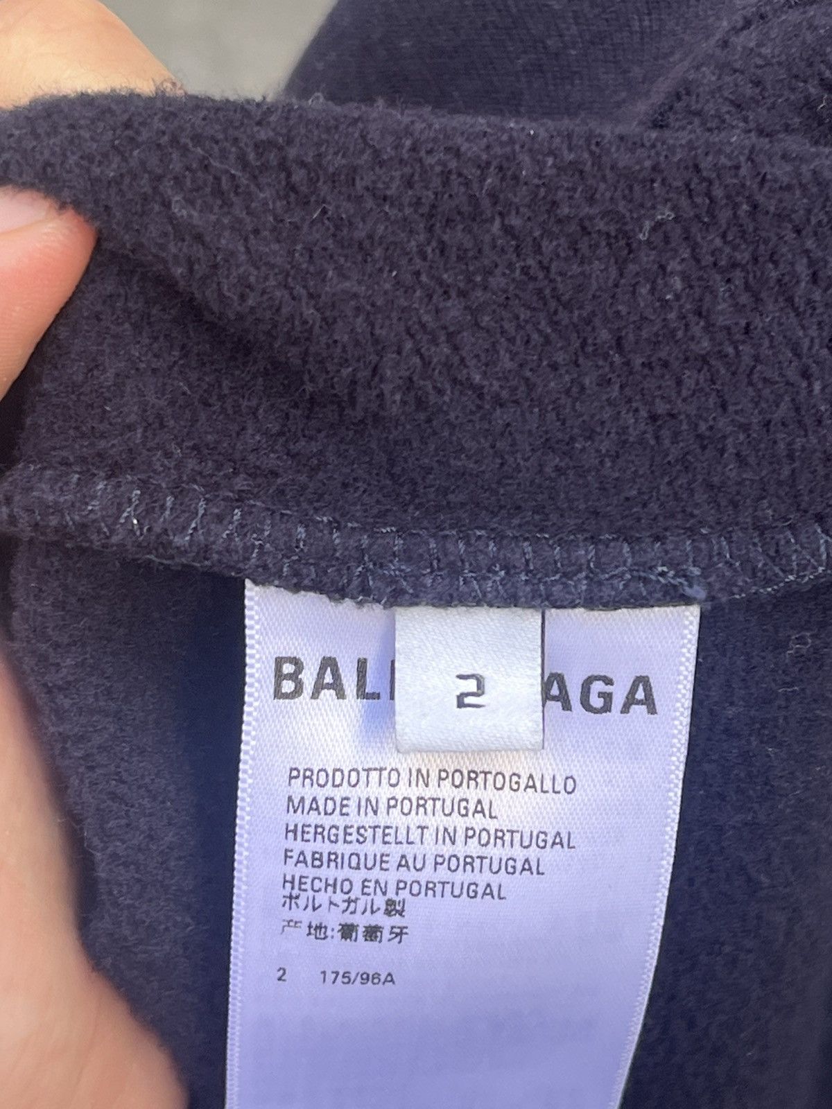 Balenciaga Spring22 No Comment Oversized Distressed Hoodie Size US M / EU 48-50 / 2 - 11 Thumbnail