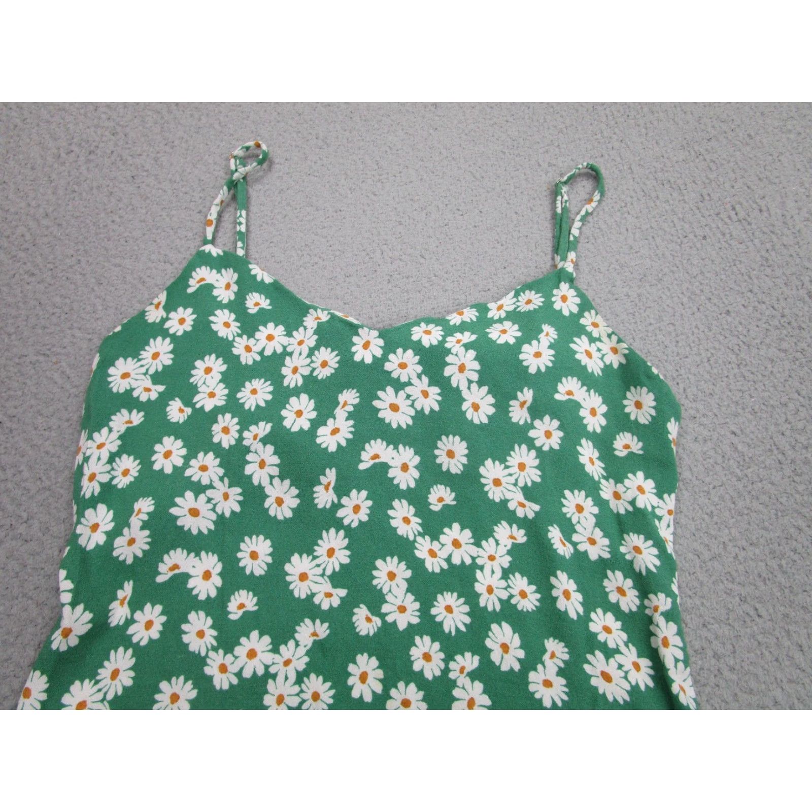 Reformation Reformation Top Womens Medium Green Daisy Floral Slip Spaghetti Strap Mini Dress Size M / US 6-8 / IT 42-44 - 2 Thumbnail