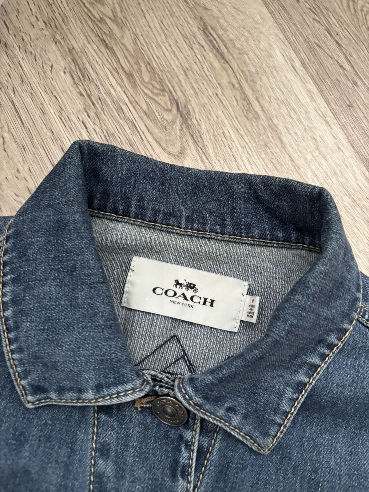 Coach COACH signature relaxed denim jacket 165/92 Size M / US 6-8 / IT 42-44 - 6 Thumbnail