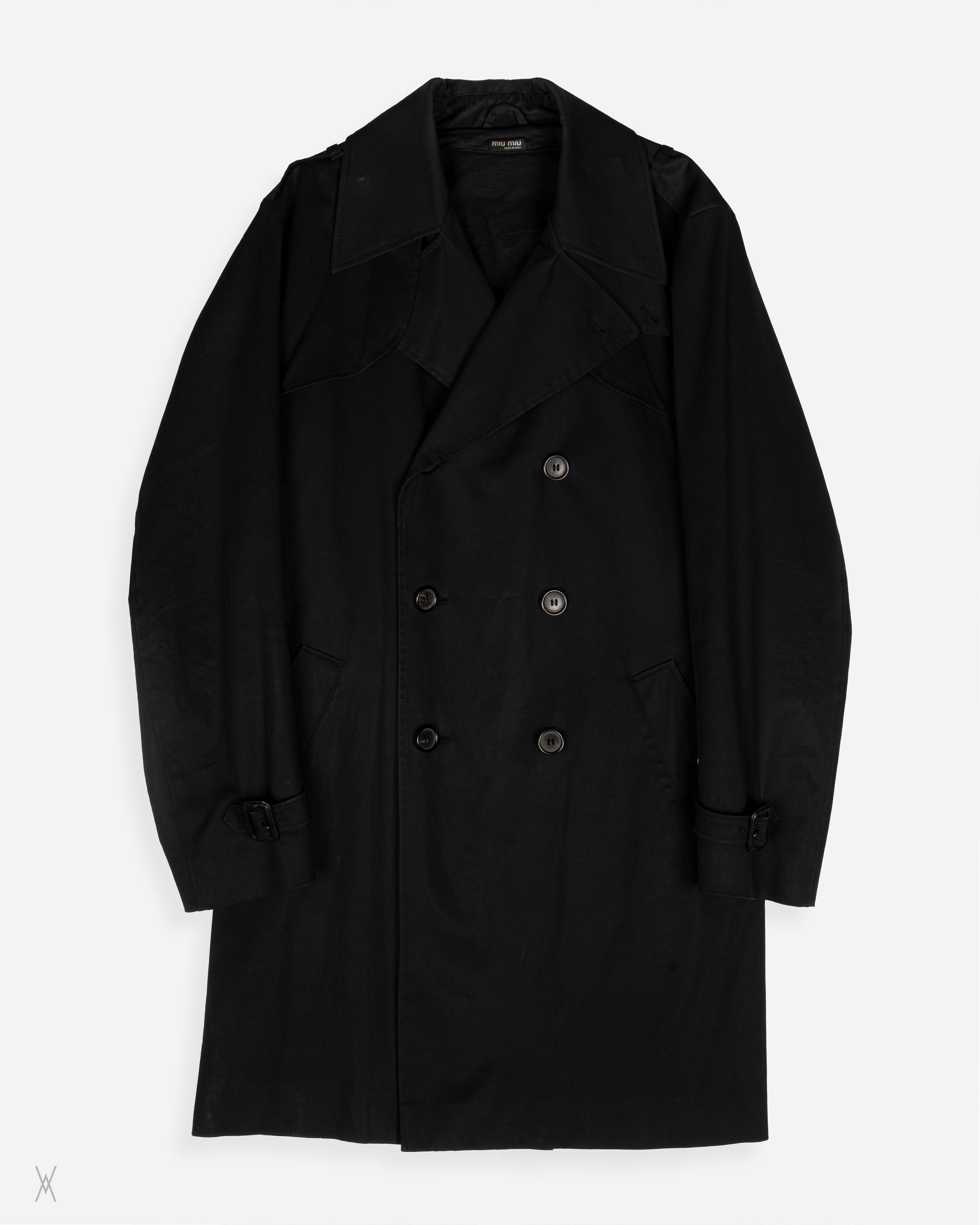 Miu Miu Vintage Miu Miu double-breasted trench coat Size US M / EU 48-50 / 2 - 1 Thumbnail