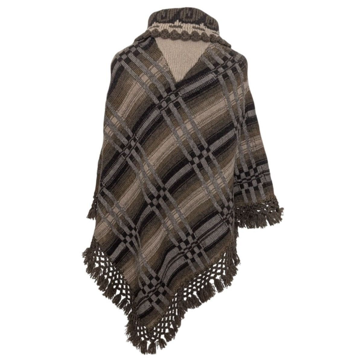 Ralph Lauren NEW RRL Ralph Ralph Lauren Plaid Jacquard Poncho Womens Size Size S / US 4 / IT 40 - 5 Thumbnail