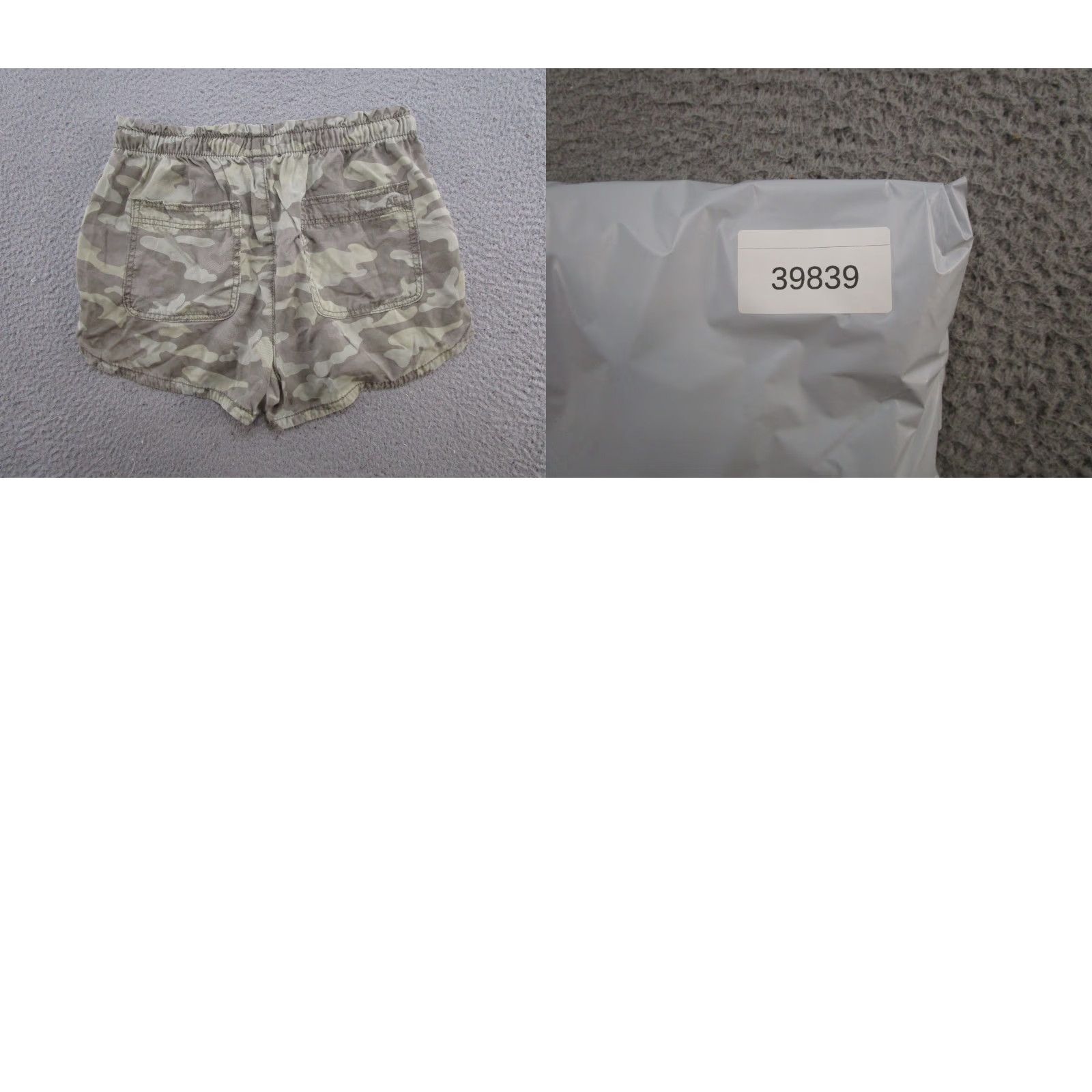 American Eagle Outfitters VINTAGE American Eagle Elastic Waist Camo 100% Lyocell Shorts Womens M Drawstring Green Beach Summer Womens Size 32" / US 10 / IT 46 - 8 Thumbnail