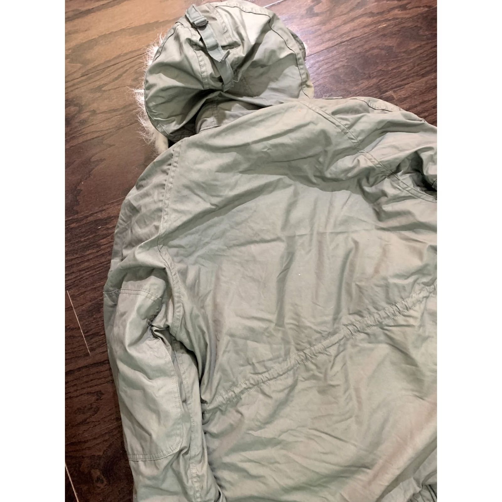Alpha Industries VINTAGE Alpha N-3B Air Crew Jacket Parka USAF 59 Mens Medium Green Wool Insulation Fur Trim Zipper Full Zip Hooded Wind-Resistant Military 50s 60s Size US M / EU 48-50 / 2 - 7 Thumbnail