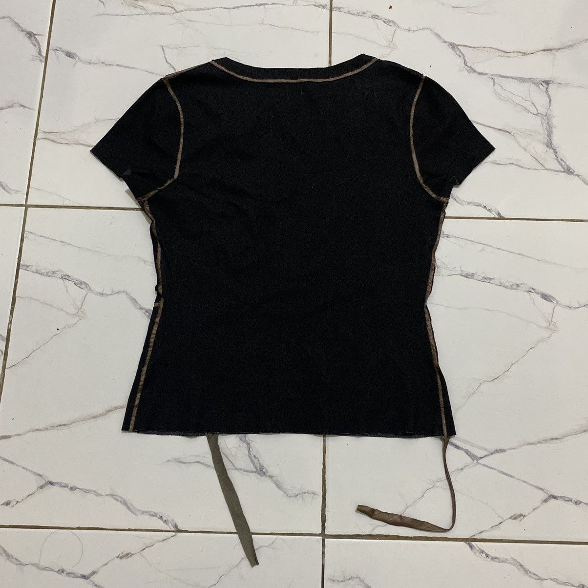 Japanese Brand 2000s Mon Our Destruction Croptee Size S / US 4 / IT 40 - 6 Thumbnail