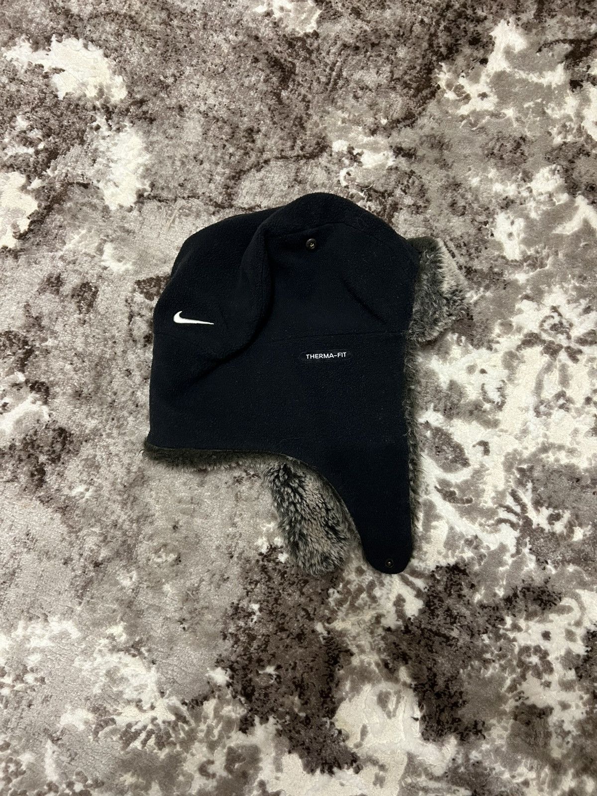 Vintage Vintage Nike 90s rare Y2k Ushanka Hats Size ONE SIZE - 1 Thumbnail