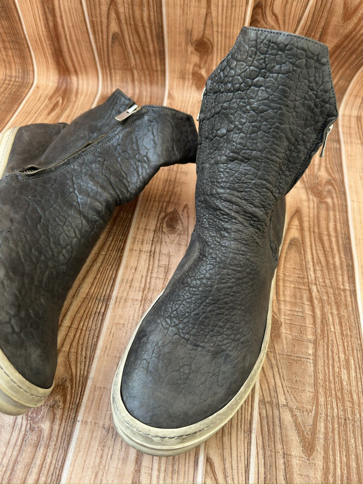 Officine Creative Officine Creative Double Zip up boots Like Rick Owens Size US 12 / EU 45 - 8 Thumbnail