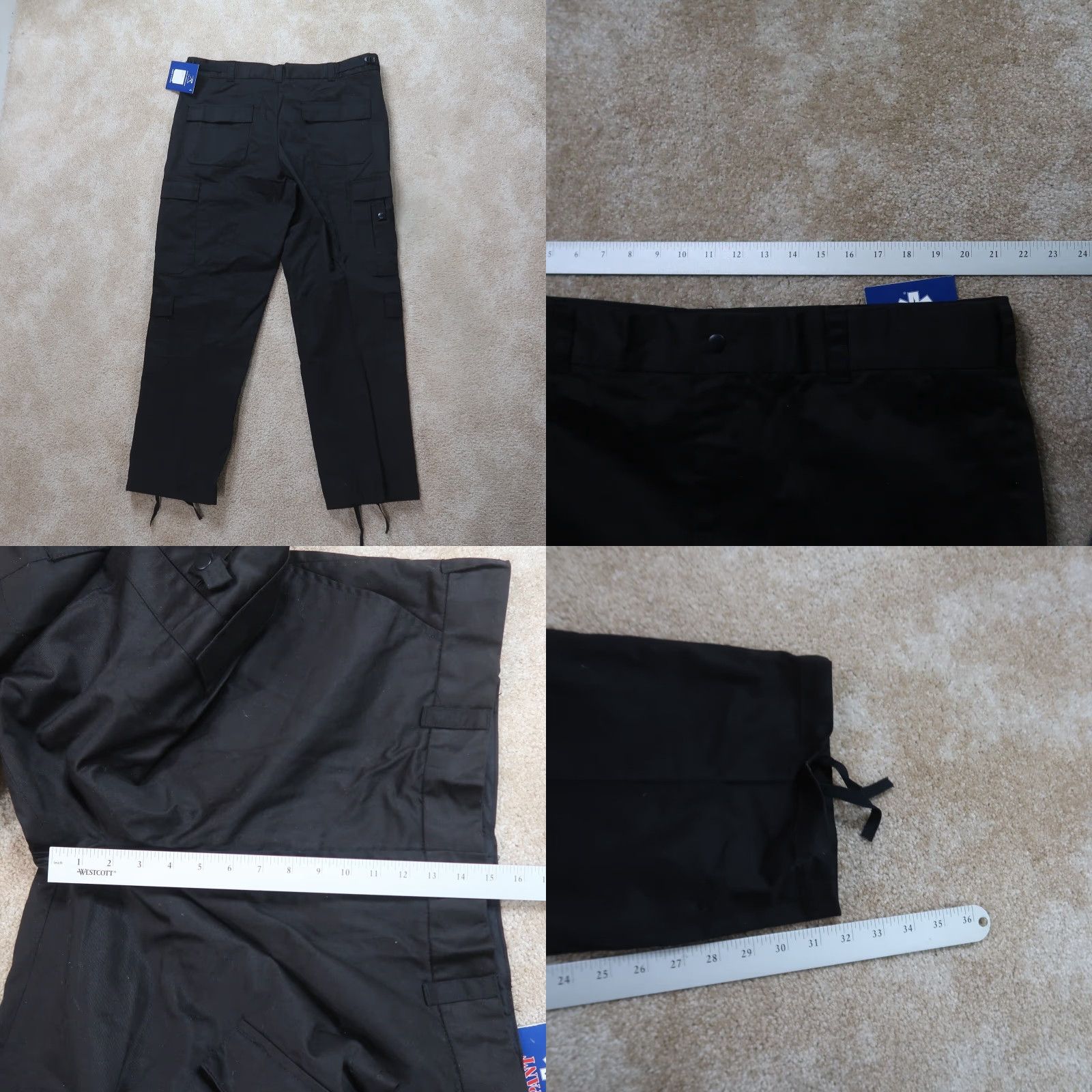 Rothco Rothco EMT Pants Mens XL Black Polyester Blend NWT Style 7823 Size US 36 / EU 52 - 8 Thumbnail