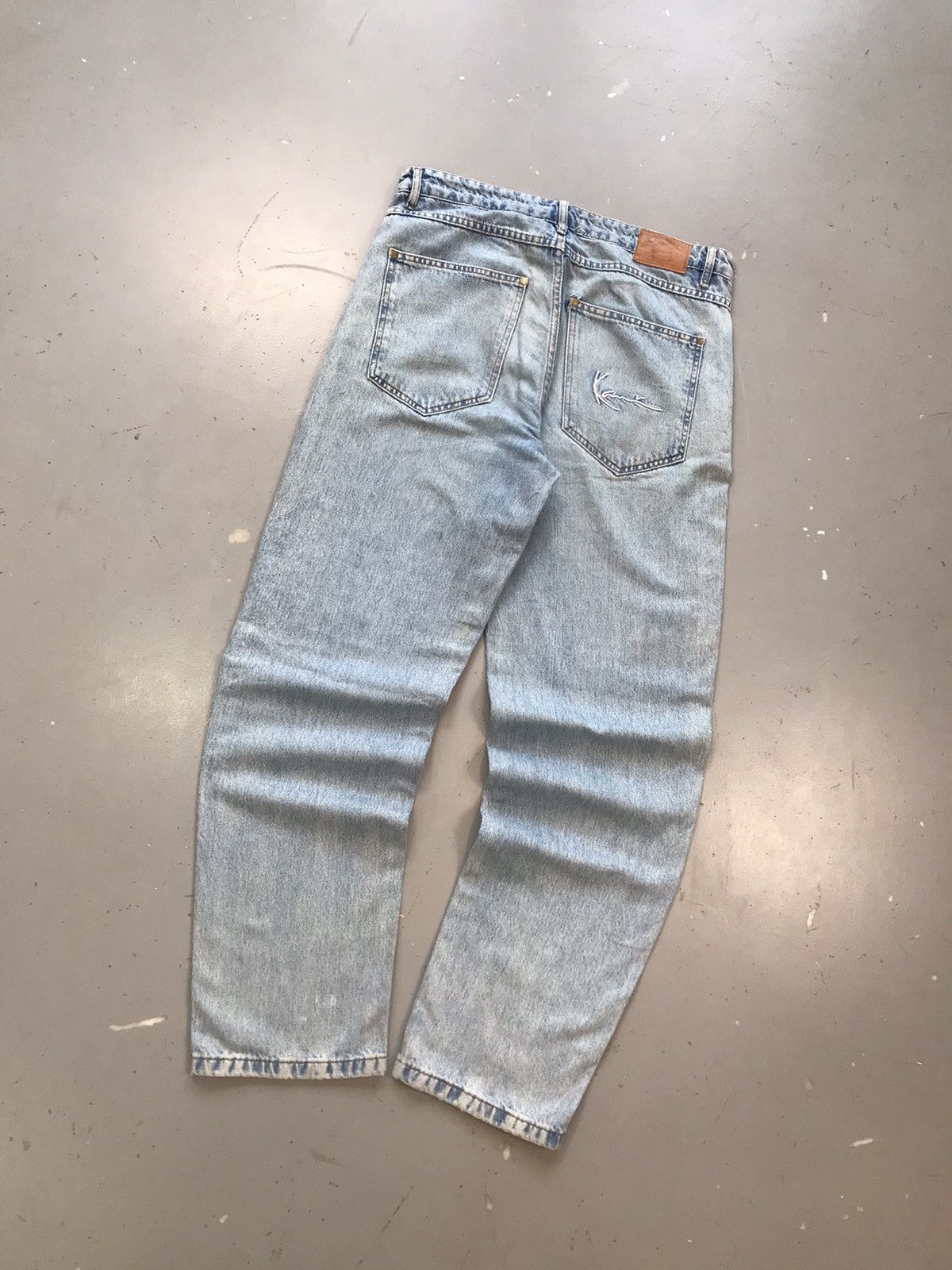 Karl Kani × Vintage Vintage Kani jeans logo embroidered denim Size US 36 / EU 52 - 10 Thumbnail