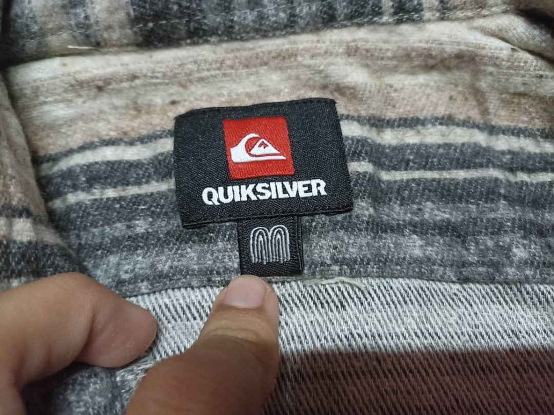 Flannel × Quiksilver Vintage Quiksilver Flannel Jacket Style Size M / US 6-8 / IT 42-44 - 8 Thumbnail