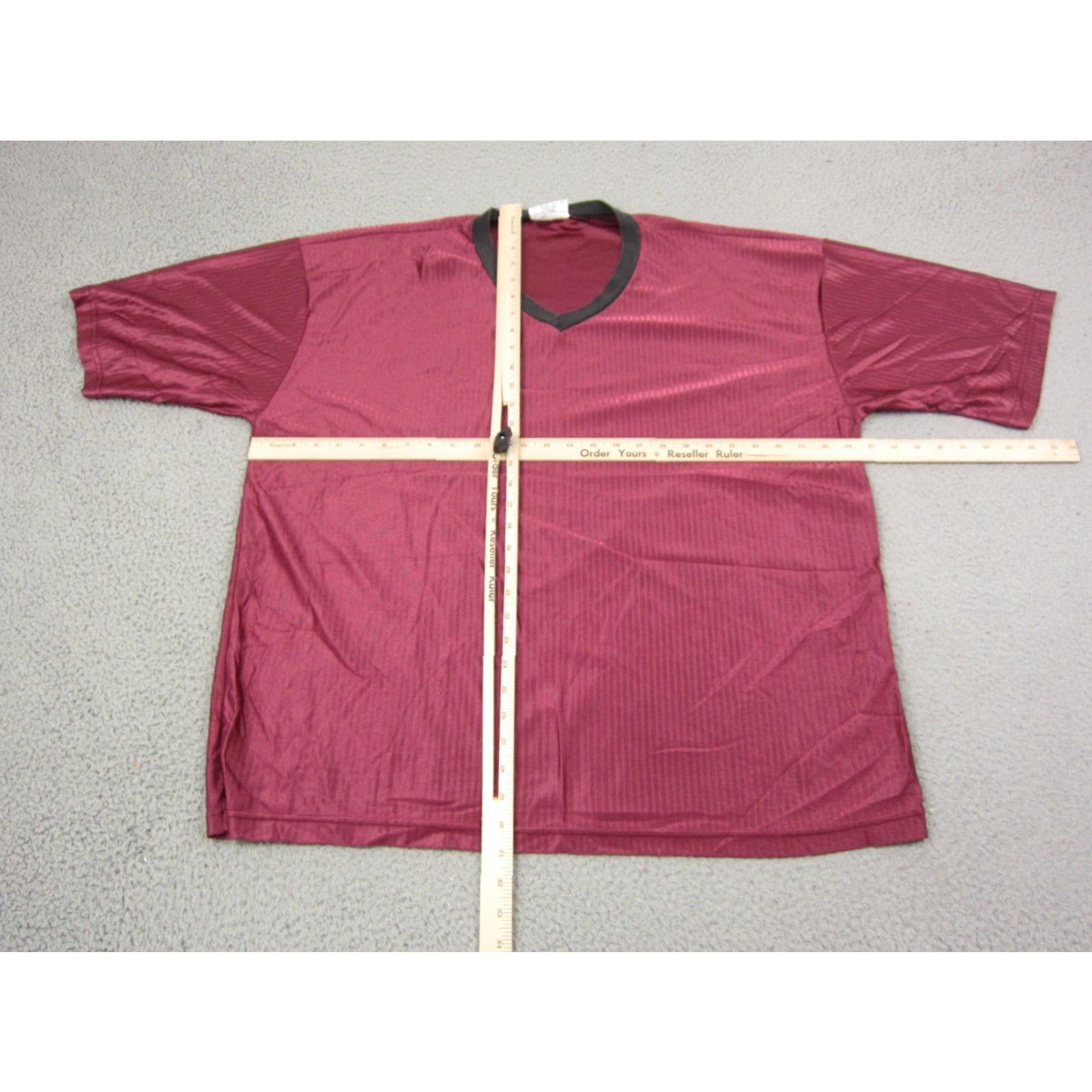Vintage Vintage Dodger Shirt Adult 2XL Red V-Neck Mens 90s Jersey Nylon Long Sleeve T-Shirt Made in USA Size US XXL / EU 58 / 5 - 6 Thumbnail