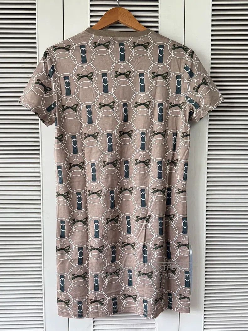 Hermes Hermes classic geometric print dress, brown, 100% pure cot Size XS / US 0-2 / IT 36-38 - 2 Thumbnail
