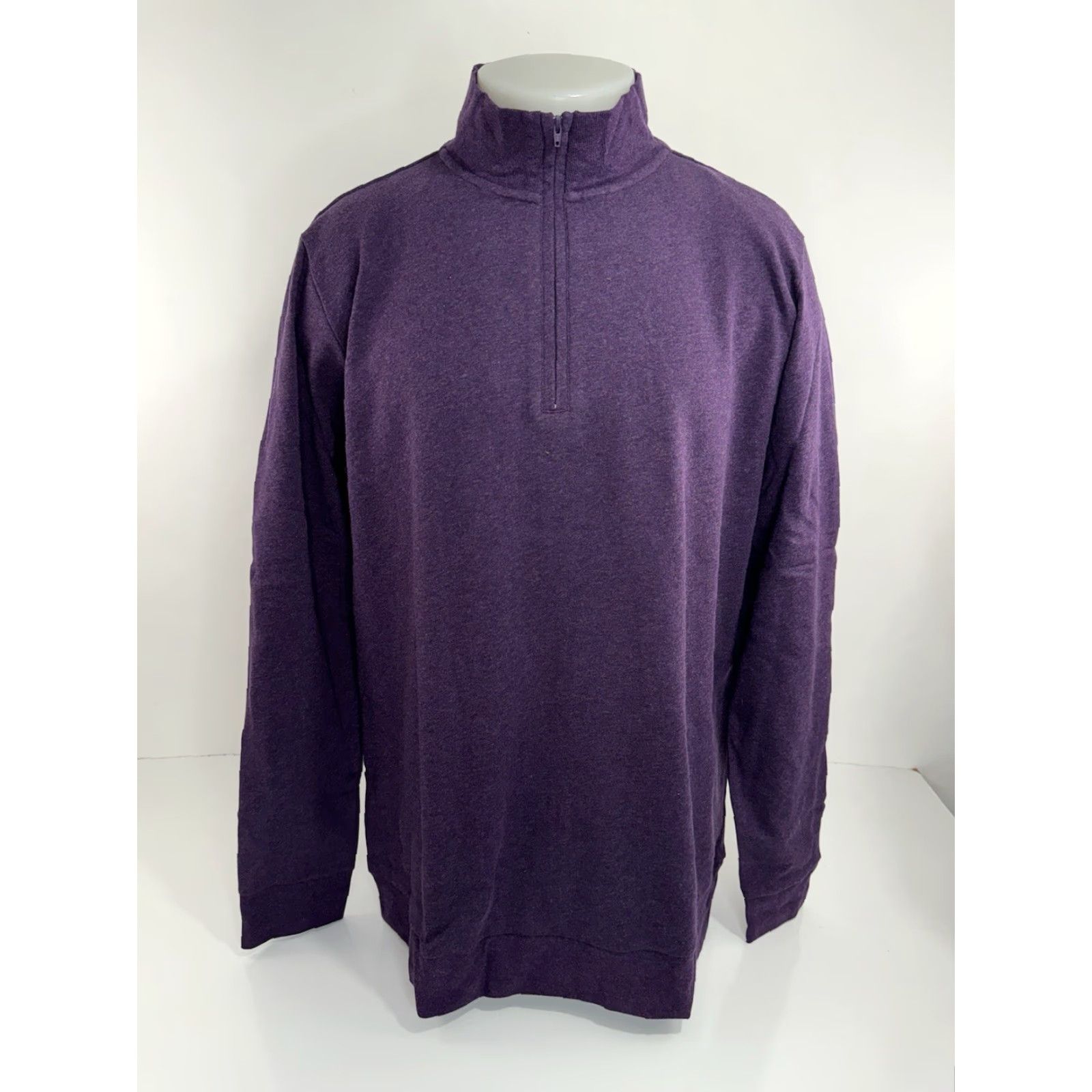 Vintage CRIQUET Fleece 1/4 Zip Pullover Mens L Sweater Jacket Purple NEW w TAG Size US L / EU 52-54 / 3 - 2 Thumbnail