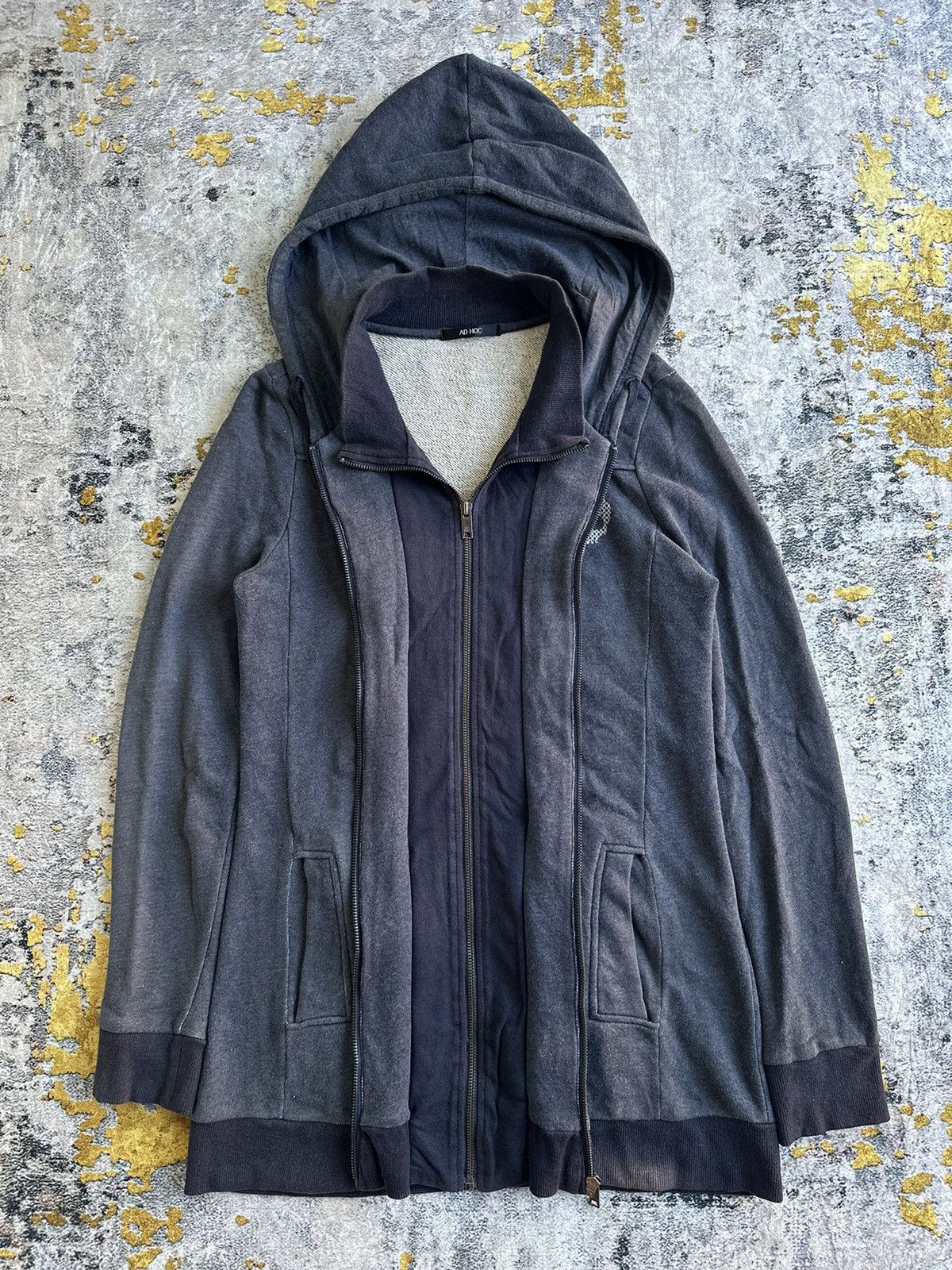 GOA SUNFADED SKULL DOUBLE LAYER AD HOC ZIPPER HOODIE GOA STYLE Size US M / EU 48-50 / 2 - 7 Thumbnail
