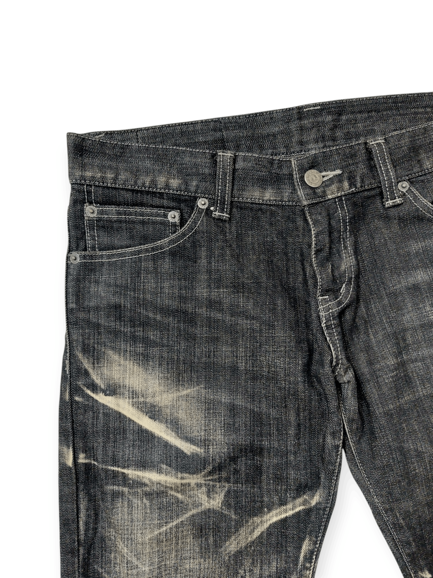 Tornado Mart 💥Tornado Mart Whiskers Super Flared Denim Size US 33 - 9 Thumbnail