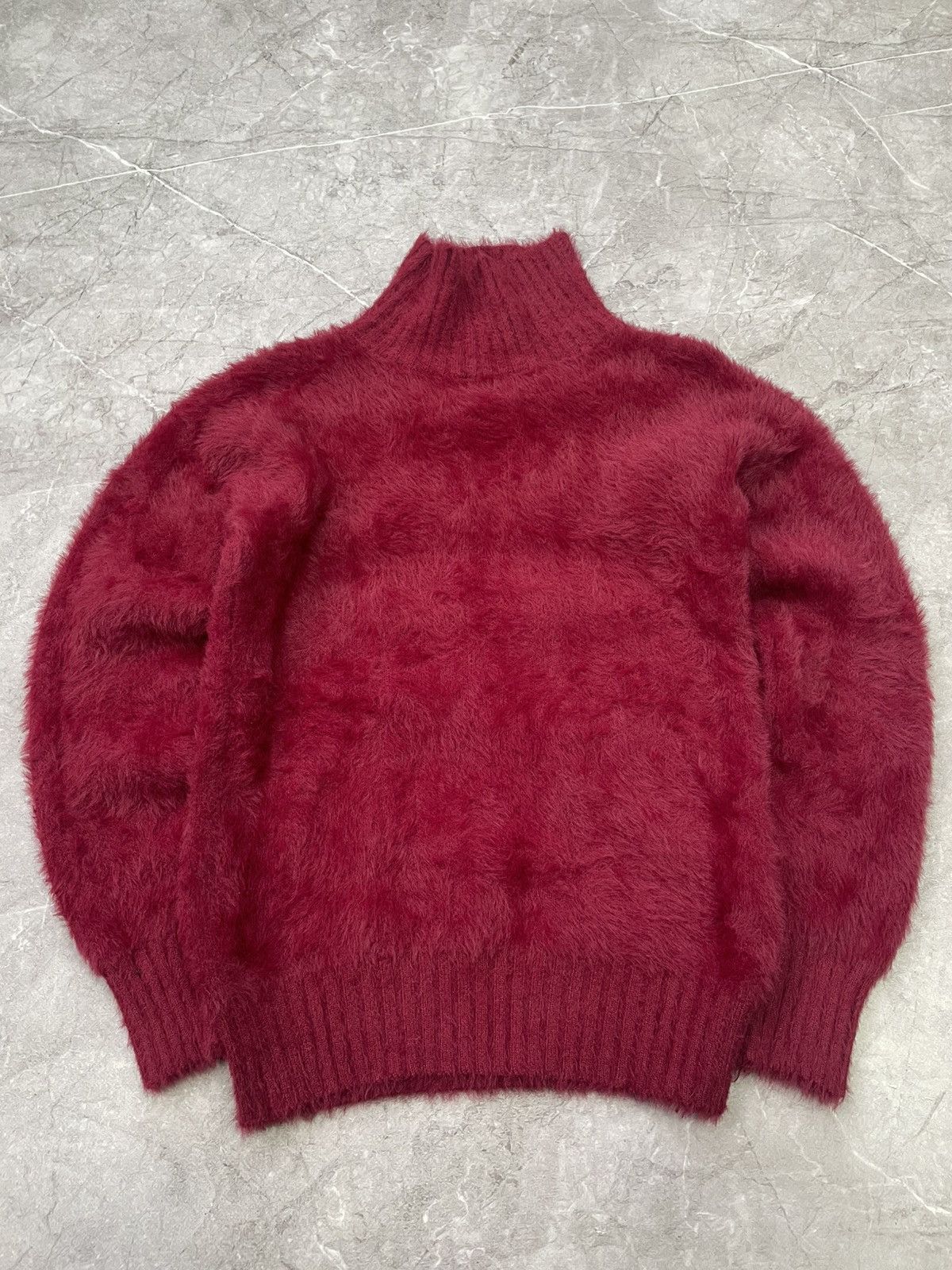 Designer × Japanese Brand RARE fur MOHAIR TURTLE NECK SWEATER DIESEL STYLE Y2K Size US M / EU 48-50 / 2 - 1 Thumbnail