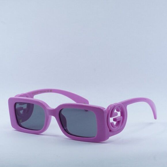 Gucci GG1325S 006 Sunglasses Pink Rectangle Frame