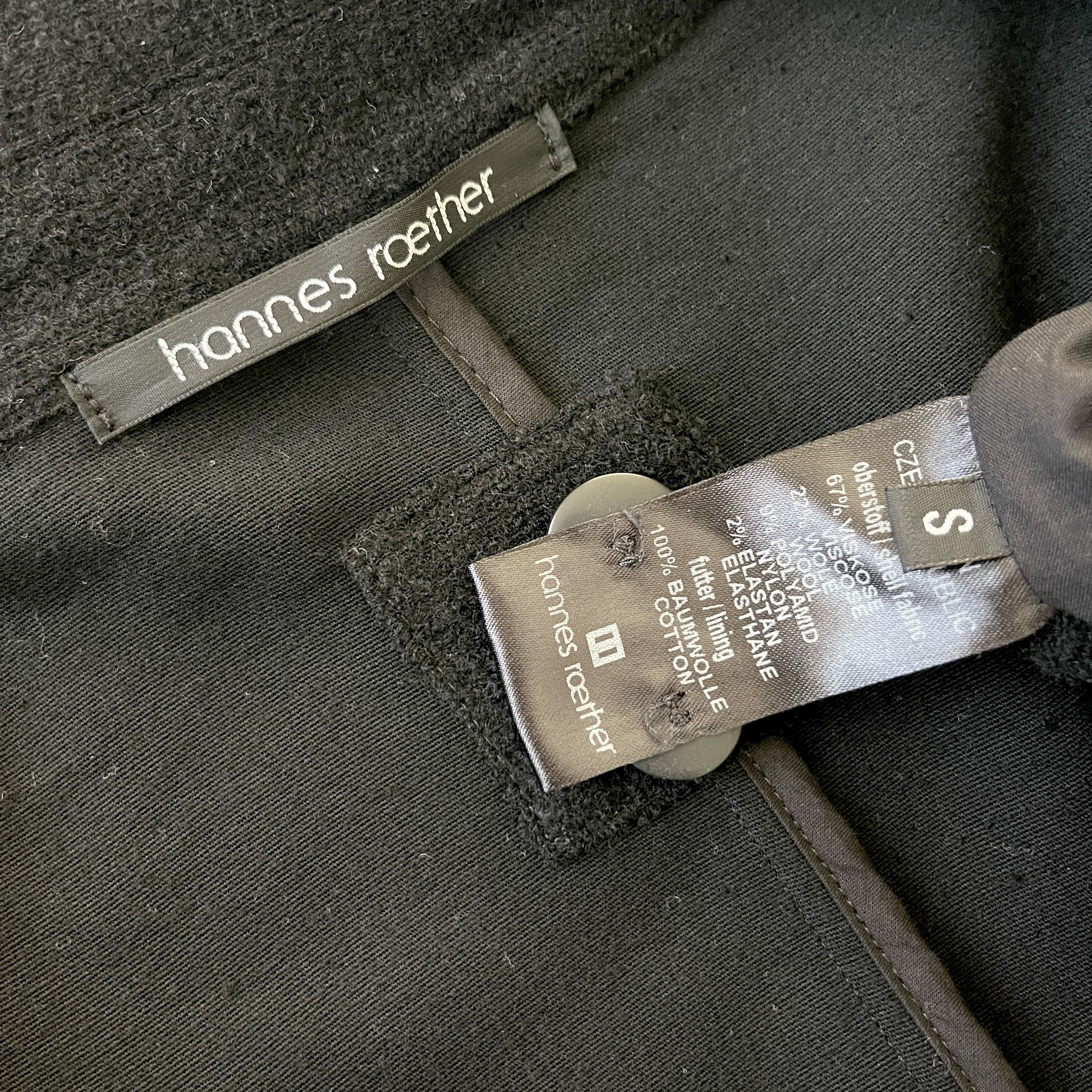 hannes roether HANNES ROETHER Black Man's Jacket size S Size S / US 4 / IT 40 - 8 Thumbnail