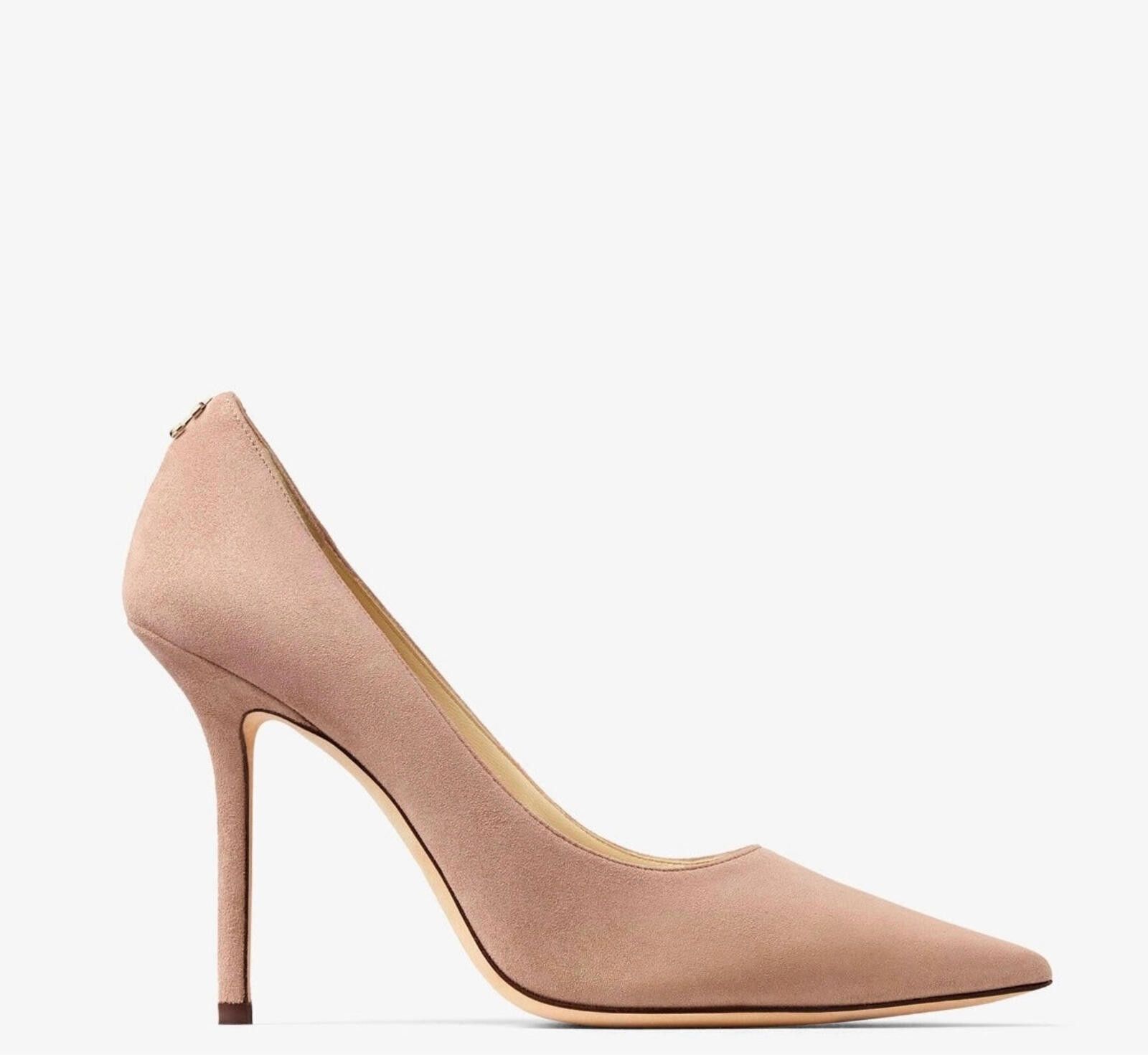 Jimmy Choo Jimmy Choo Love Suede Pumps Size US 7.5 / IT 37.5 - 1 Thumbnail