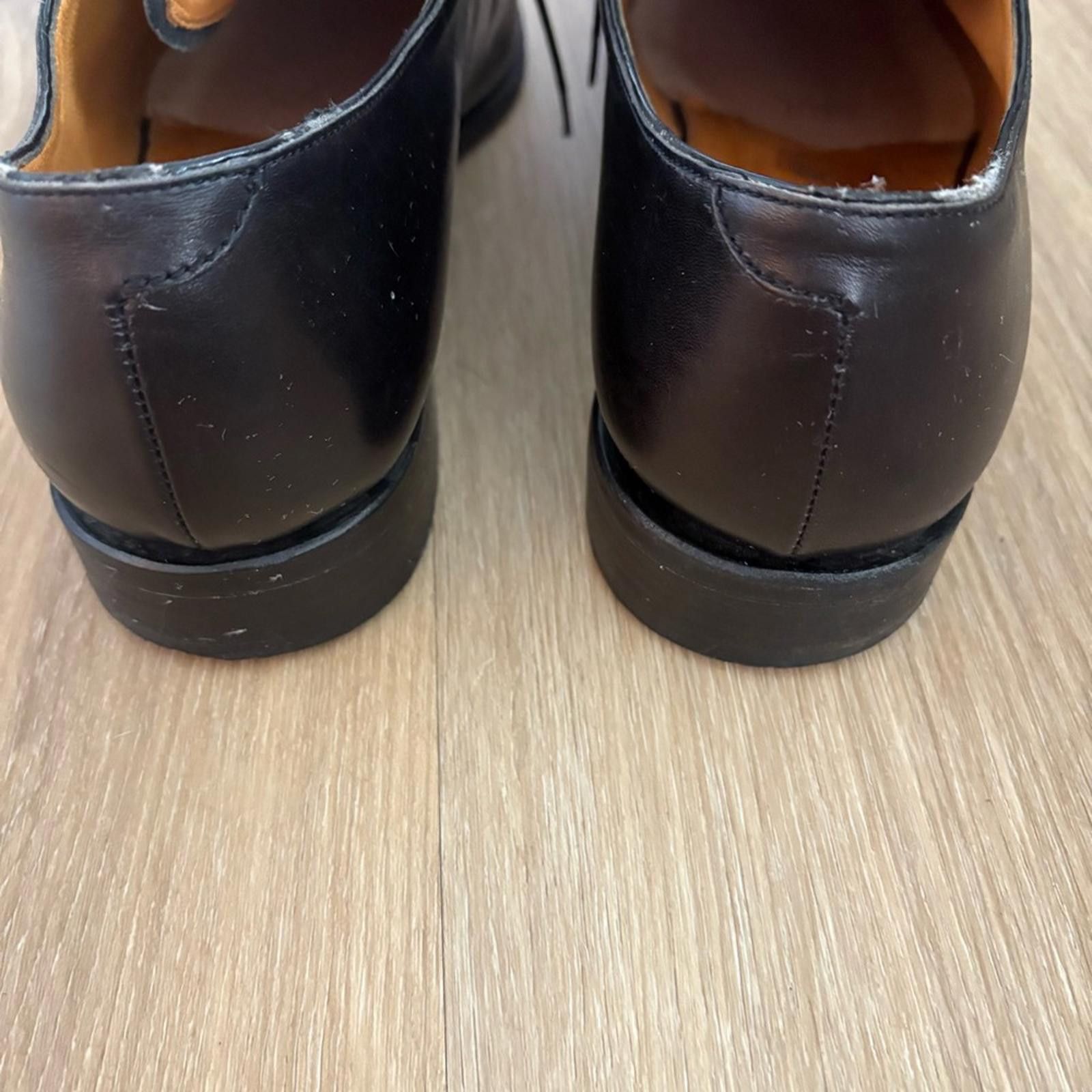 Paraboot Paraboot Men’s Black Leather Oxford Dress Shoes – Size 10 Size US 10 / EU 43 - 4 Thumbnail