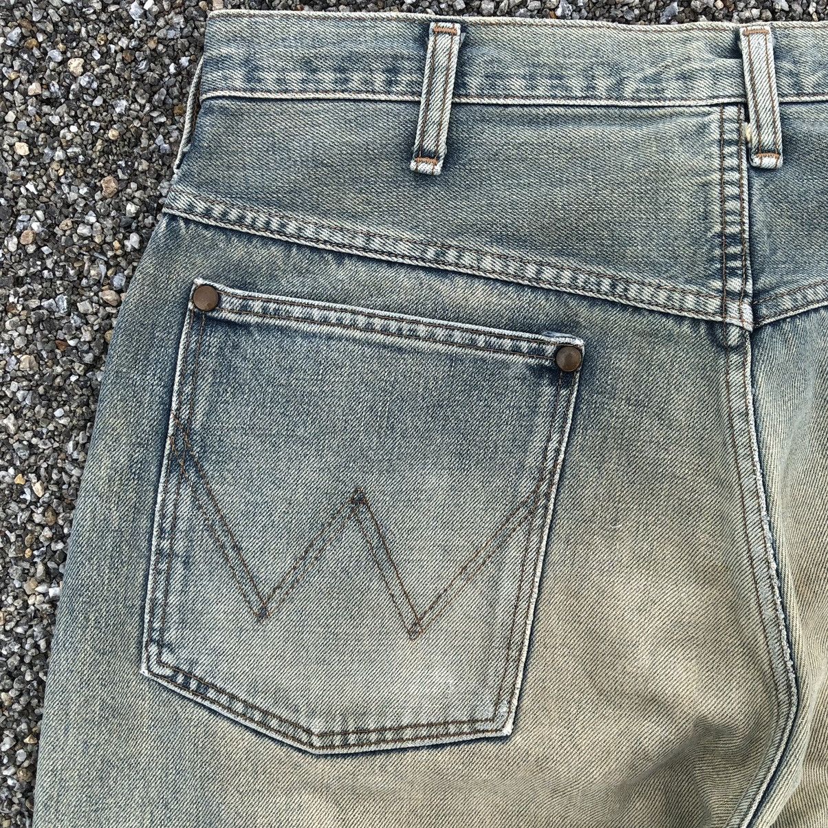 Vintage Vintage Wrangler Blue Bell distressed Selvedge denim Size US 33 - 20 Thumbnail