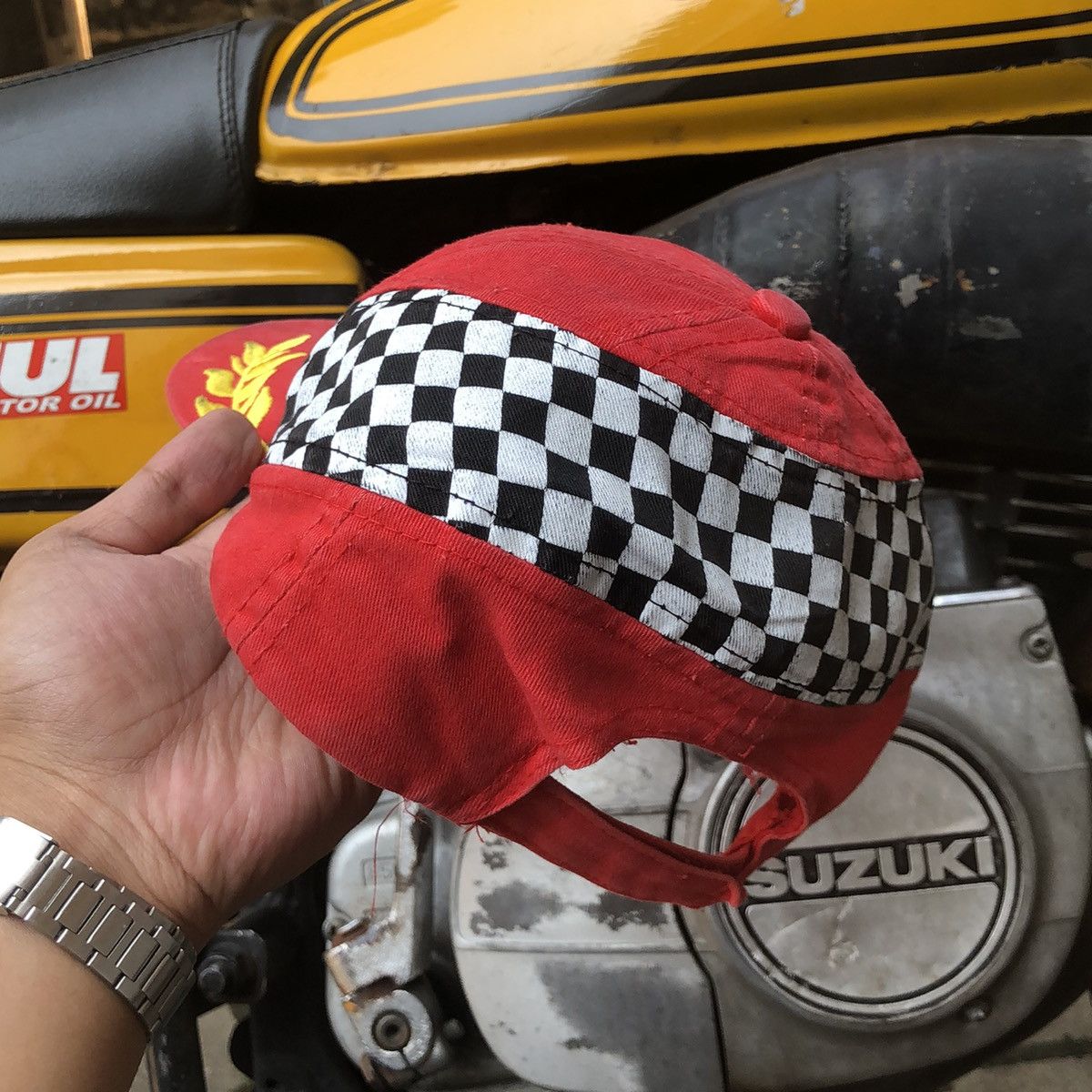 Ferrari Vintage Racing Ferrari Formula-1 Spell Out Hat Size ONE SIZE - 4 Thumbnail
