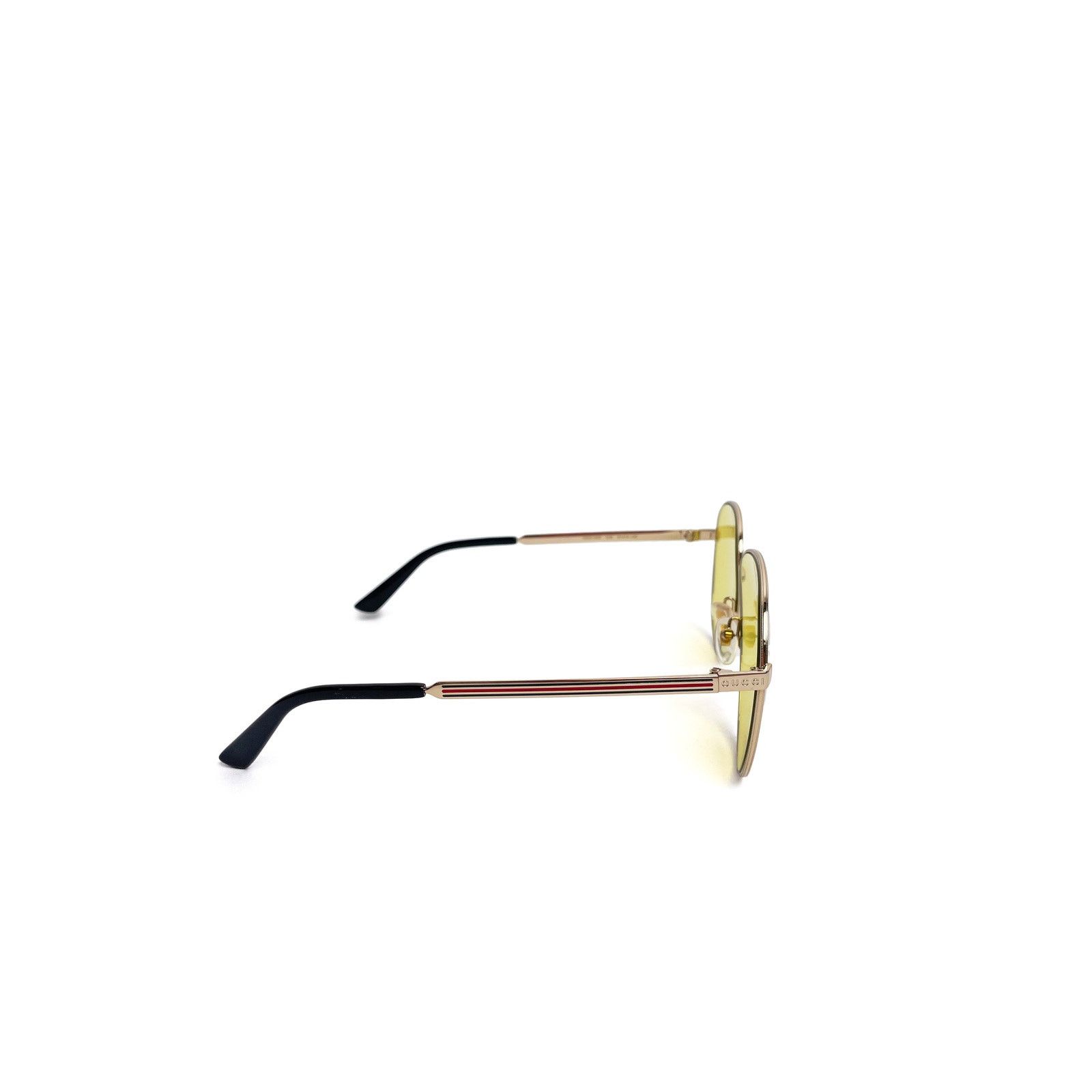 Gucci Gold Aviator Yellow Lens Sunnies Size ONE SIZE - 3 Thumbnail