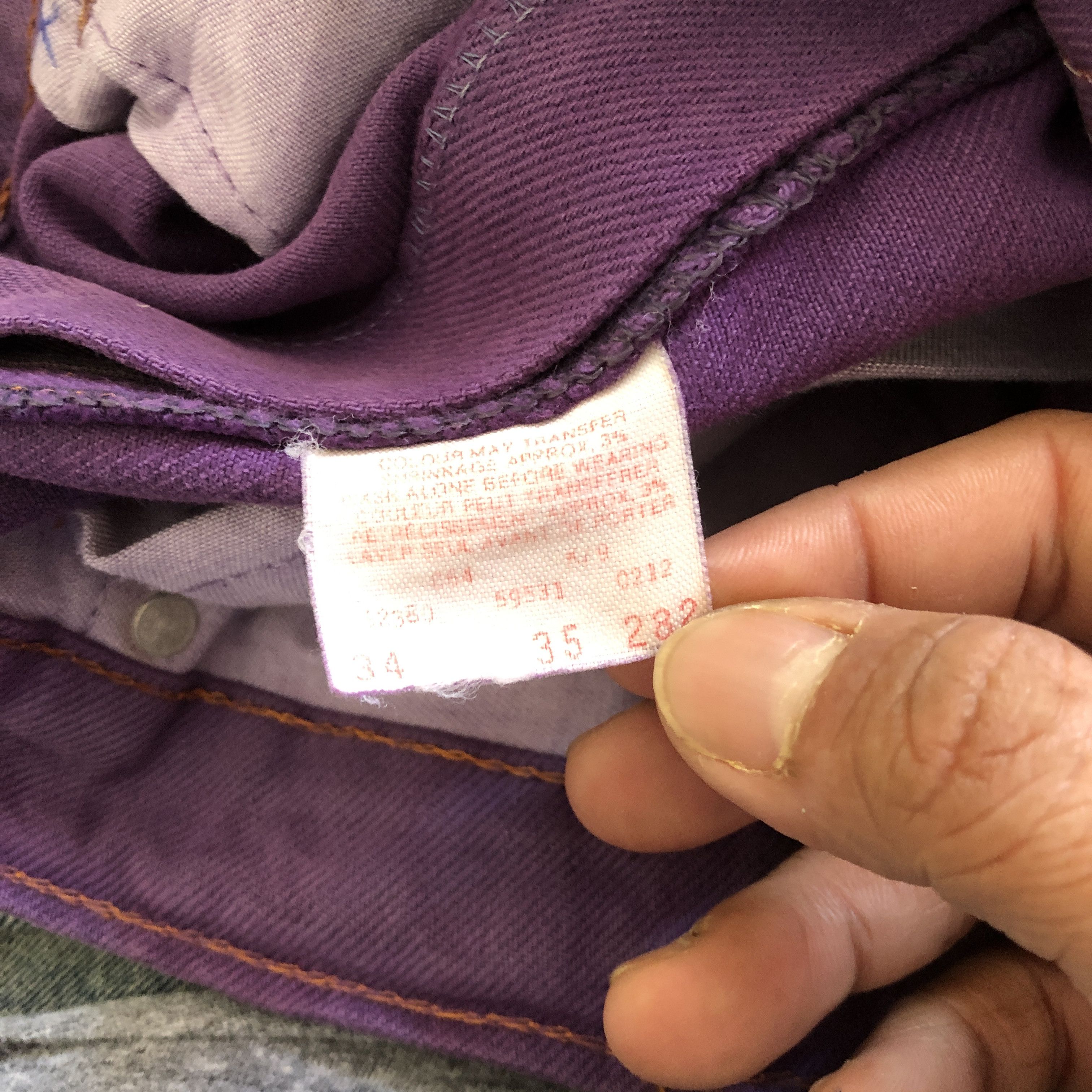 Levi's Vintage Levis 664 Purple Levi's Canada Made Jeans Denim Size US 30 / EU 46 - 8 Thumbnail
