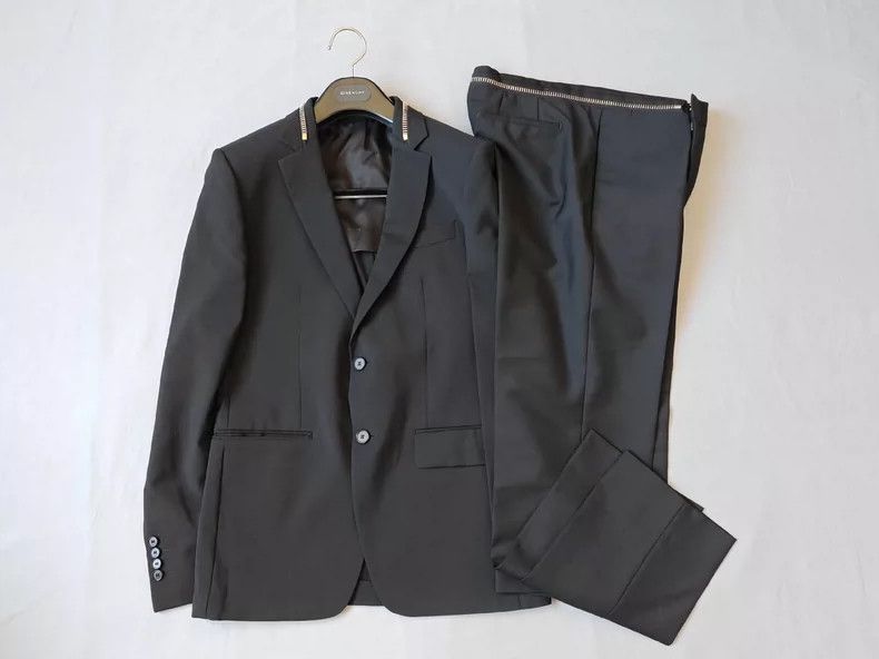 Givenchy Givenchy Cashmere Suit and Slacks Set Size US M / EU 48-50 / 2 - 1 Thumbnail