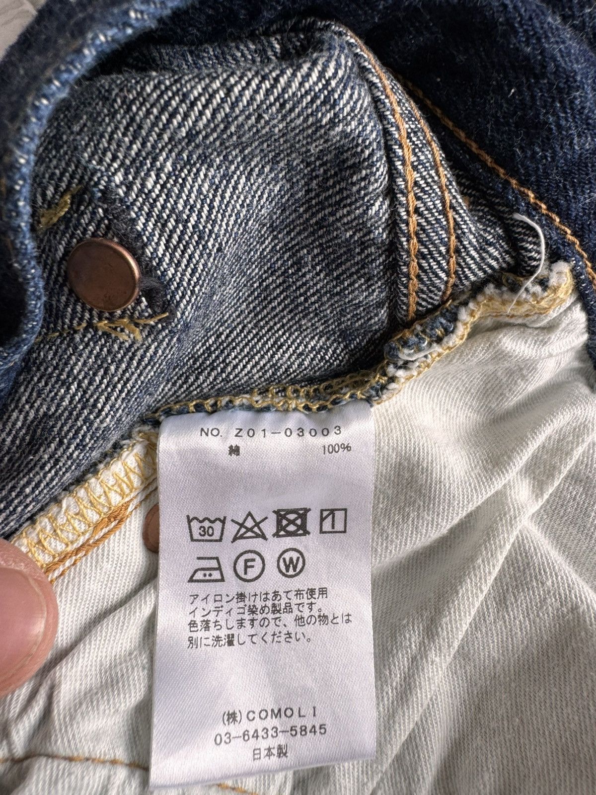 Comoli Comoli 5p jeans Size US 34 / EU 50 - 4 Thumbnail