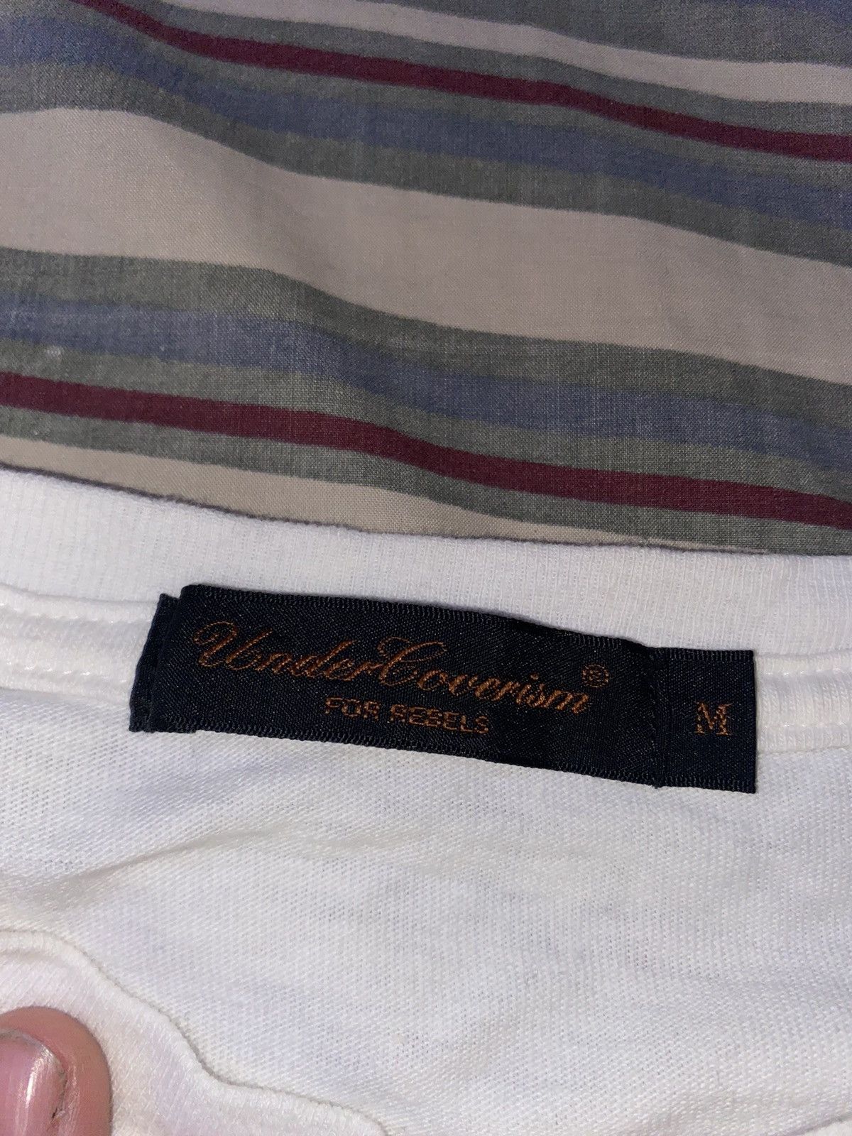 Undercover Undercover AW03 Paper Doll “Warning:” Long Sleeve Size US M / EU 48-50 / 2 - 3 Thumbnail