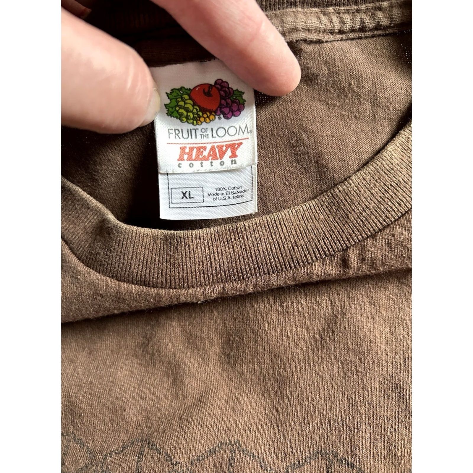 Doublet VINTAGE Hyperlite Wake Tour Men T-Shirt XL Brown Double-Sided Size US XL / EU 56 / 4 - 5 Thumbnail