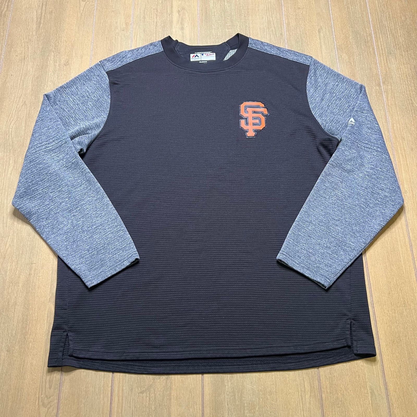 Majestic Majestic SF Giants Therma Base Crew Pullover 2XL MLB Y2K Size US XXL / EU 58 / 5 - 1 Thumbnail