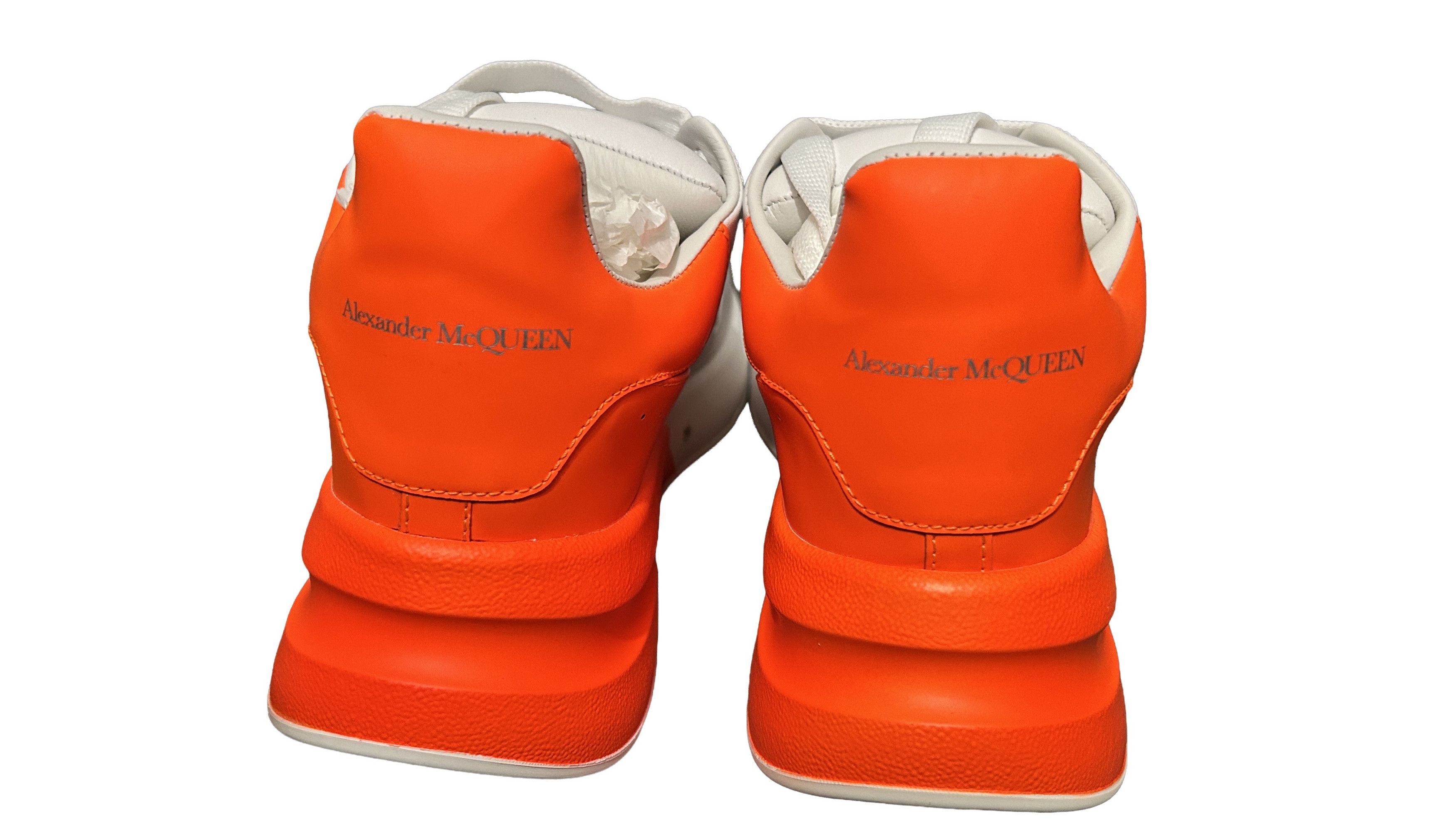 Alexander McQueen Alexander McQueen Oversized Sneakers White Orange Platform Size US 6 / EU 39 - 2 Thumbnail